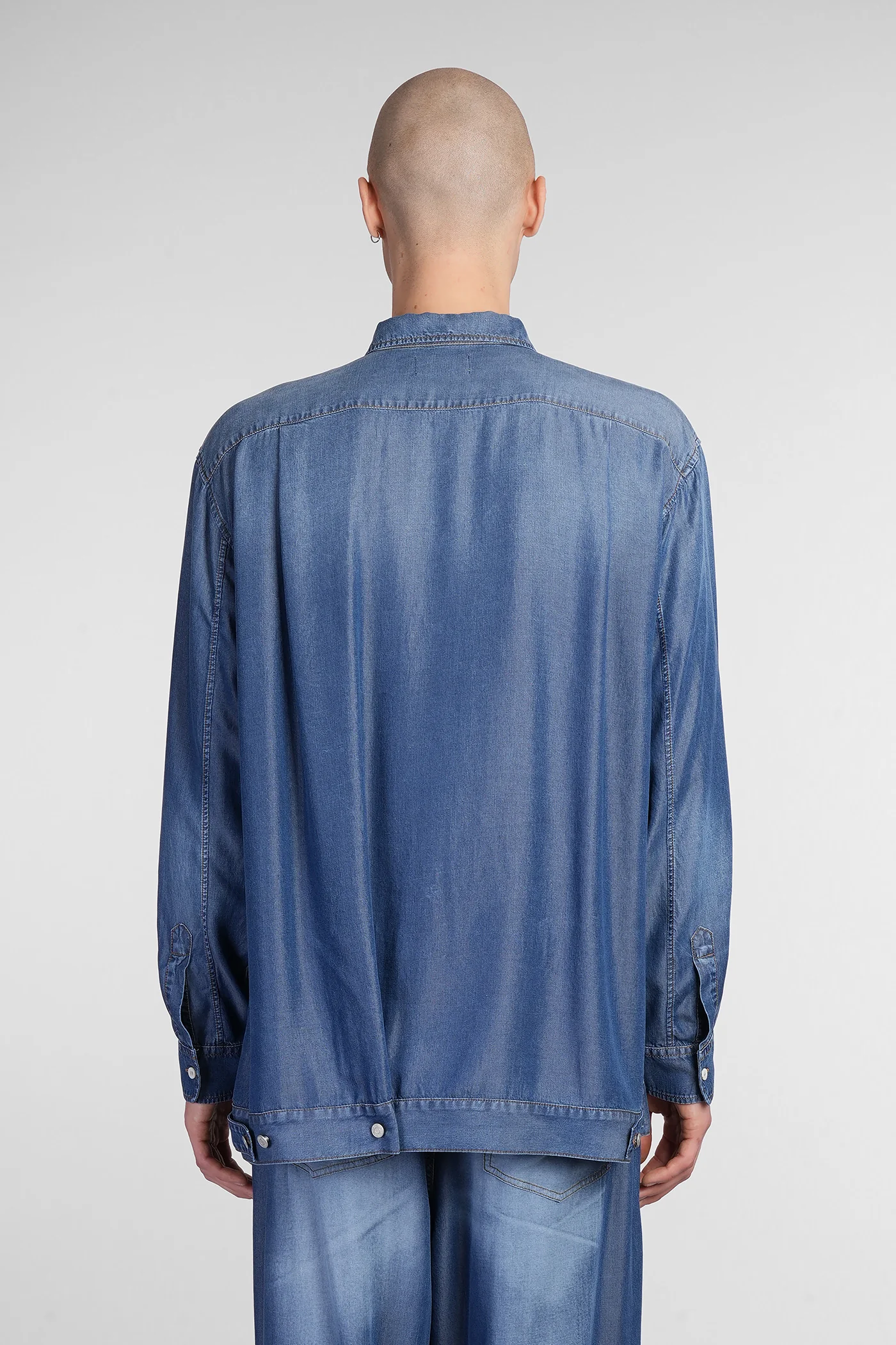 Shirt in blue denim - Image 3