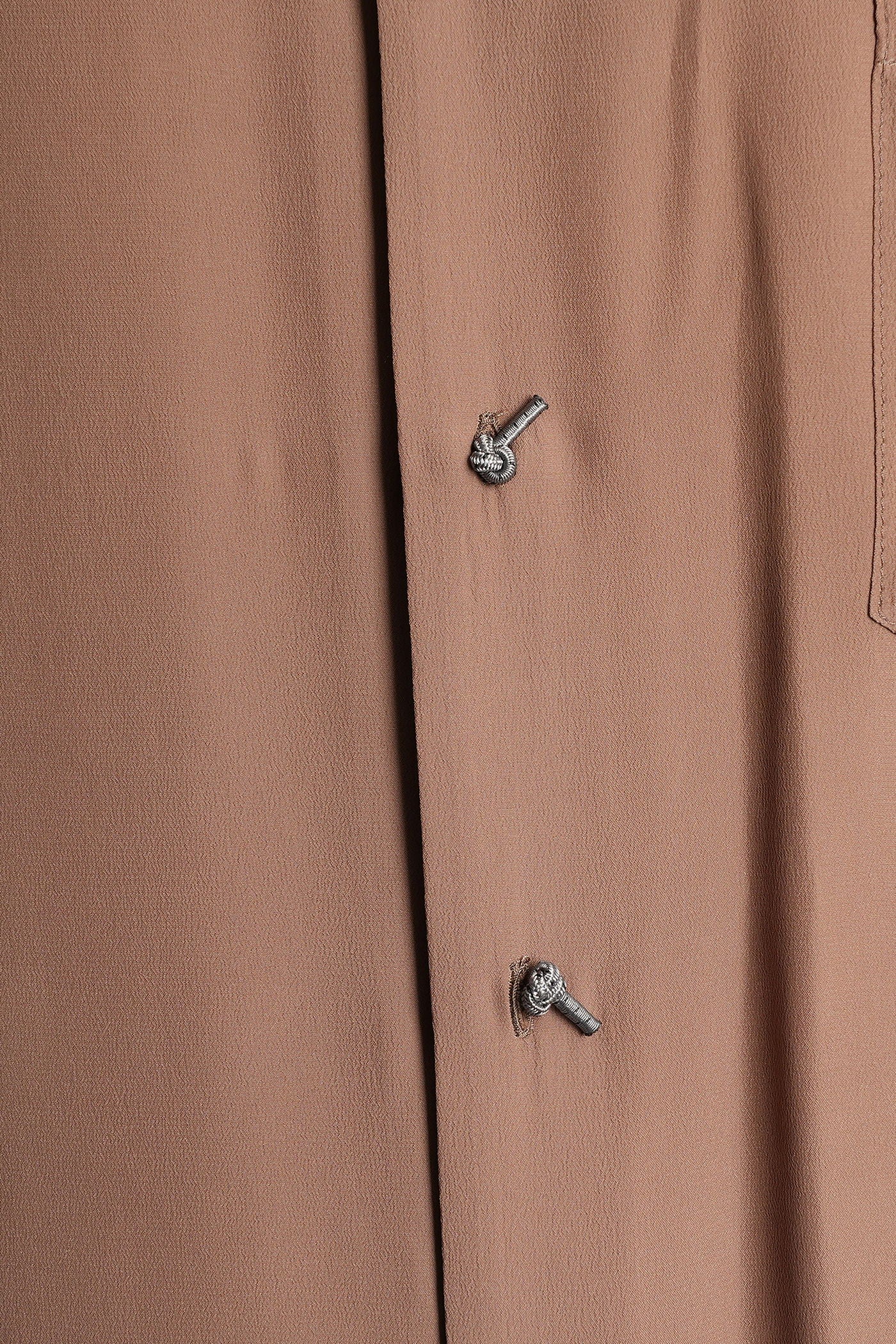 Shirt in brown acetate - Image 5