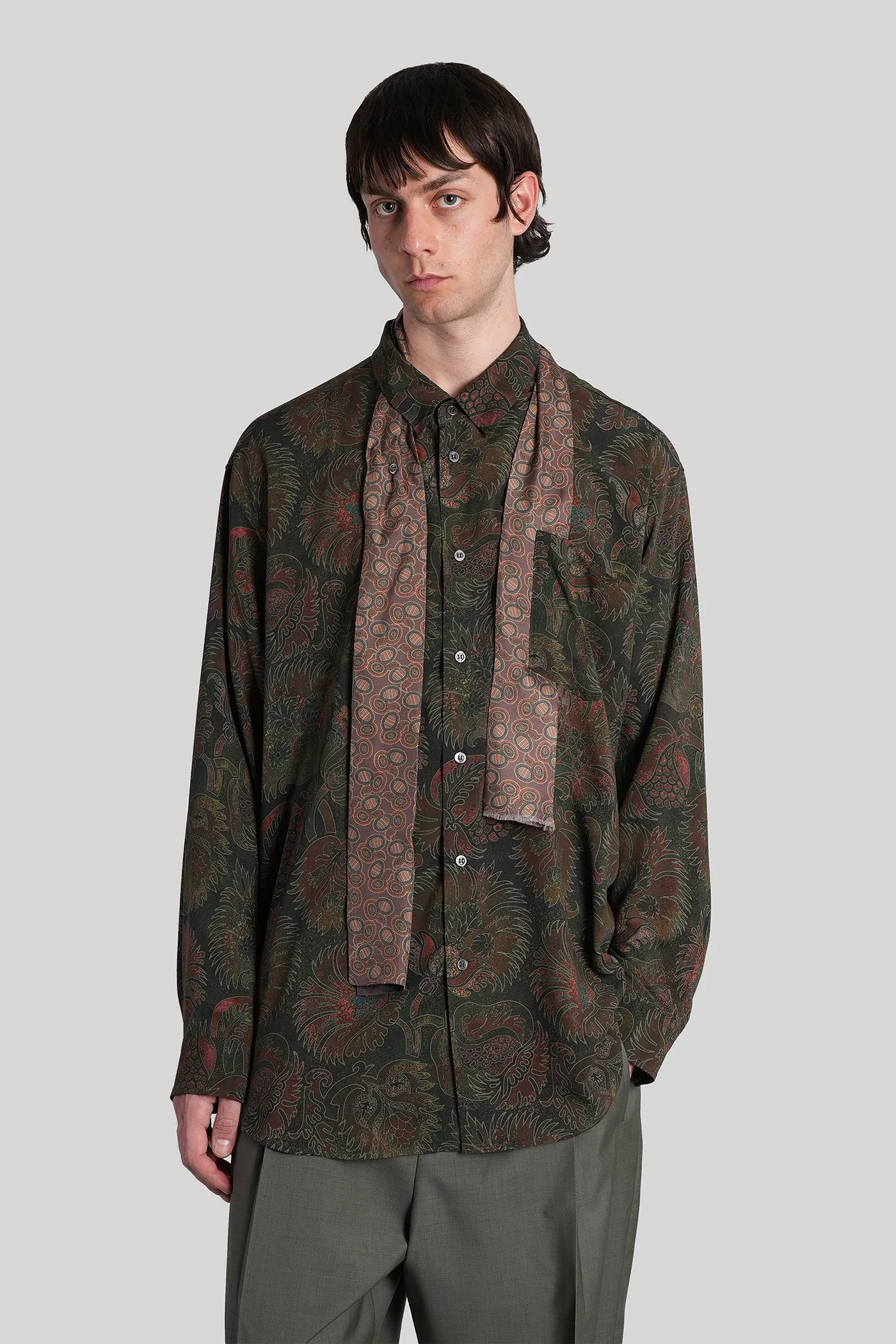 Shirt in multicolor viscose