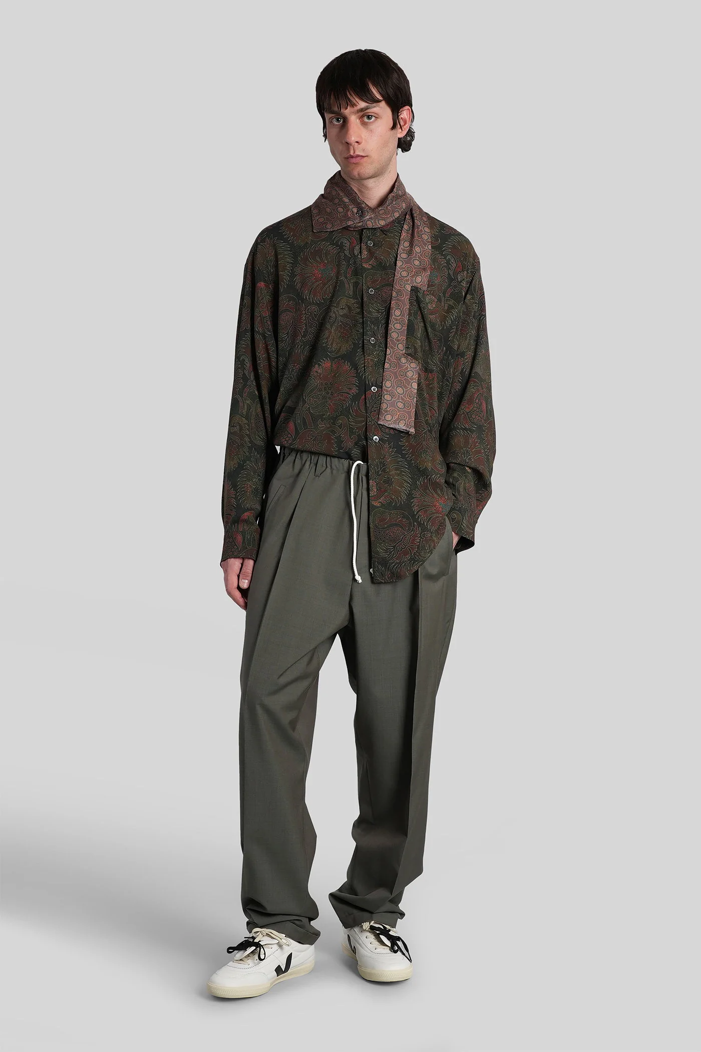 Shirt in multicolor viscose - Image 2