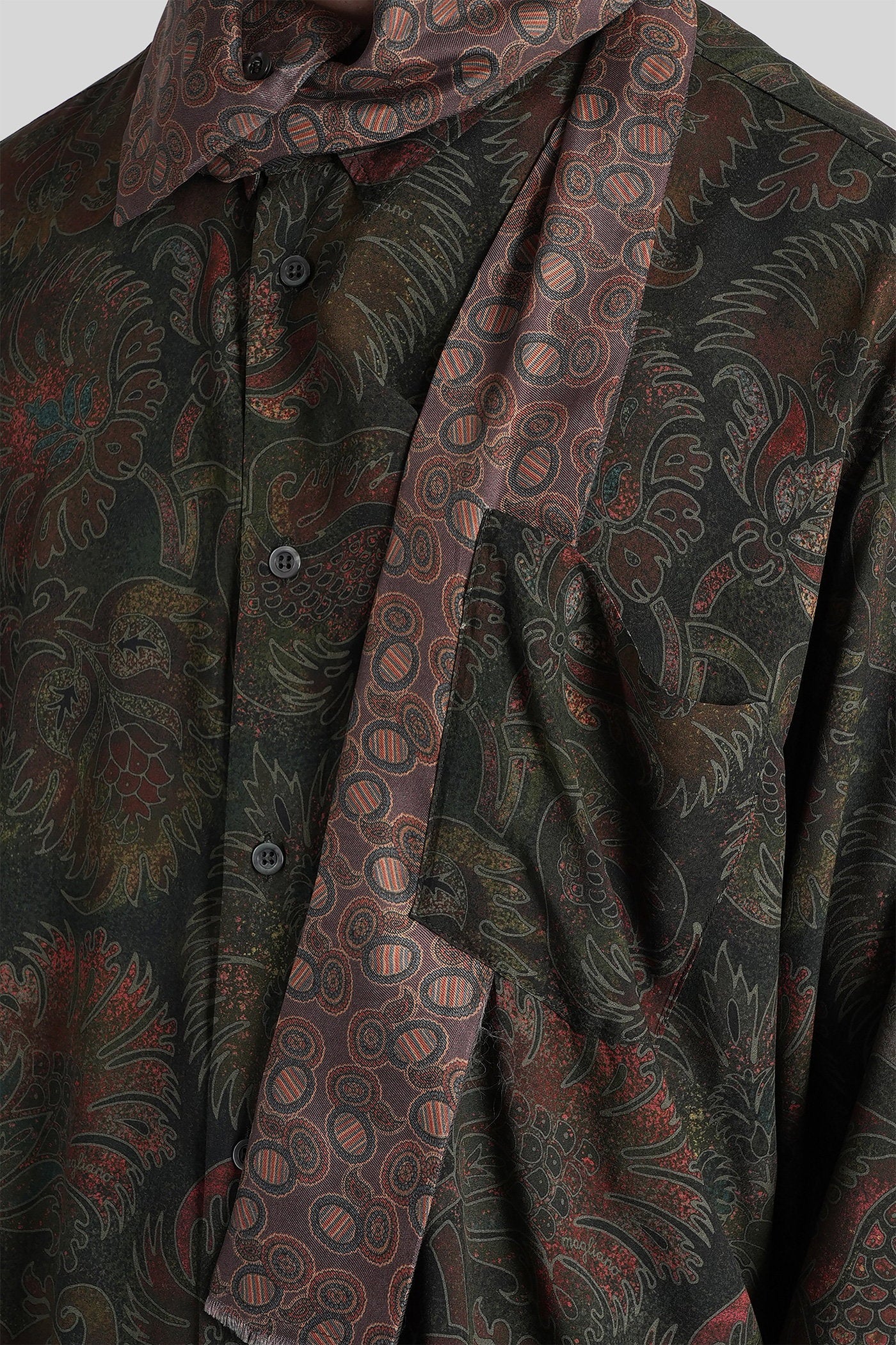 Shirt in multicolor viscose - Image 5