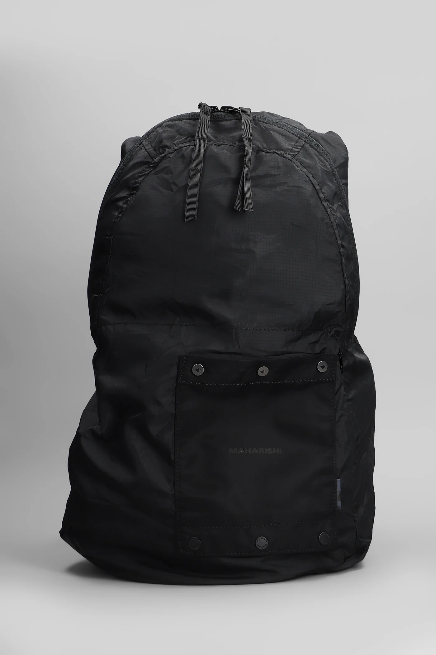 Backpack in black nylon