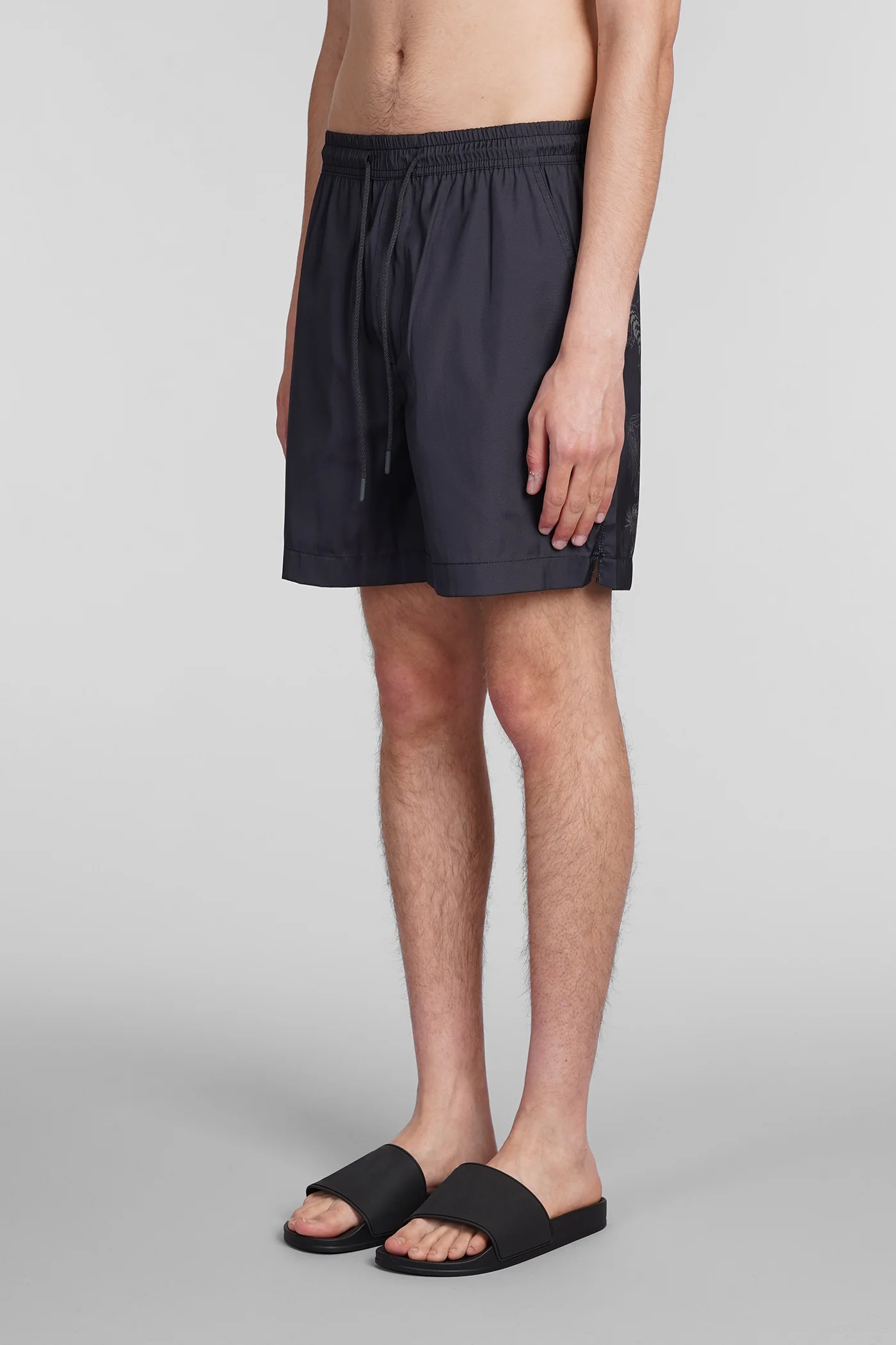 Beachwear in black polyester - Image 3
