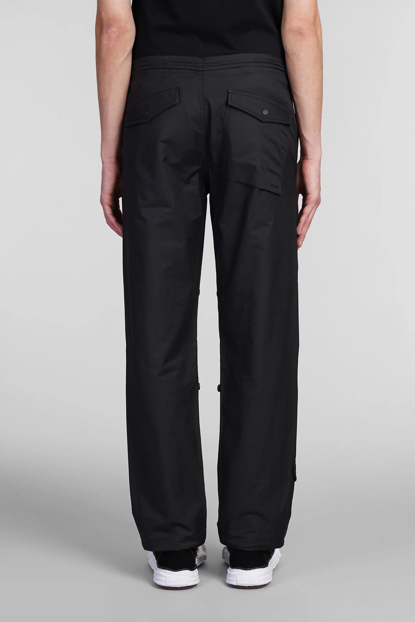 Pants in black cotton - Image 3