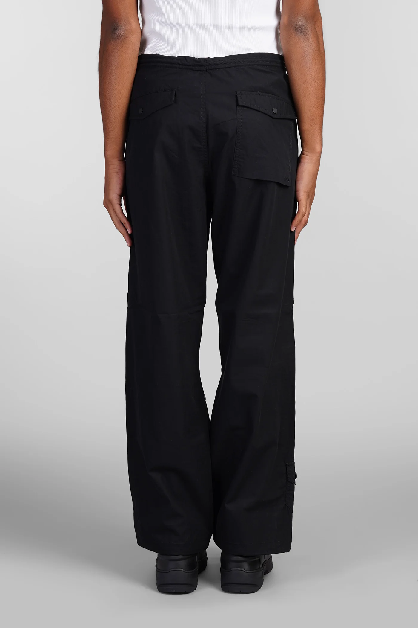 Pants in black cotton - Image 3