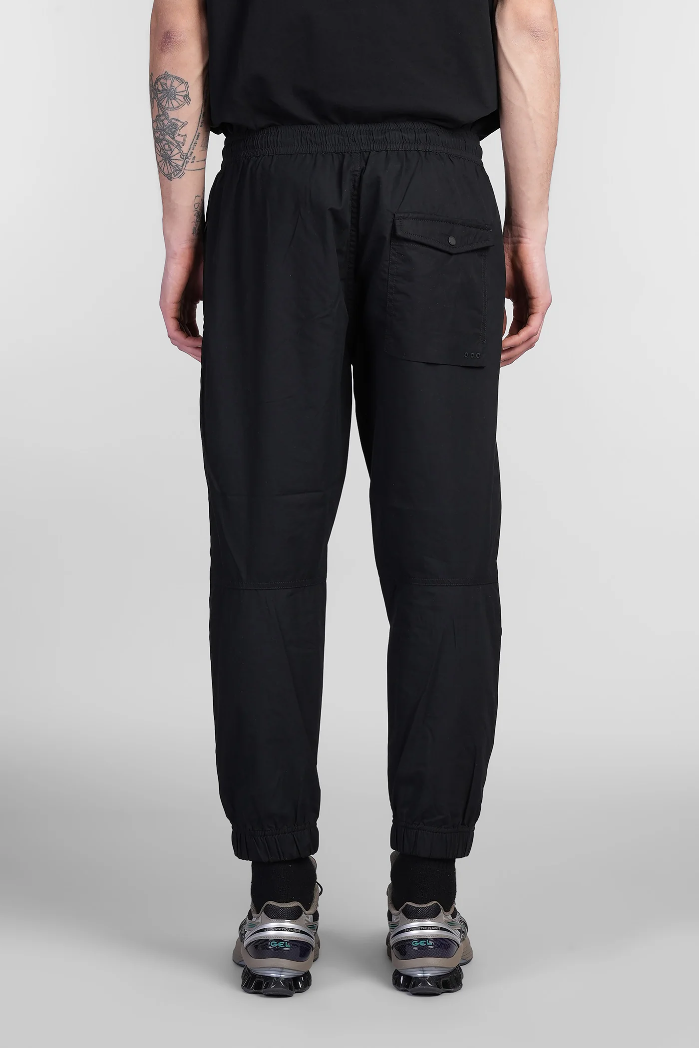 Pants in black cotton - Image 3