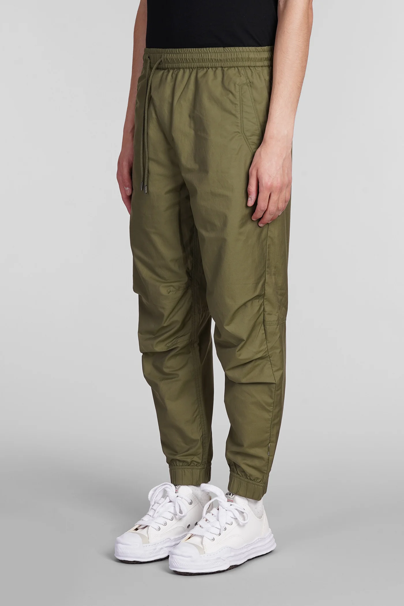Pants in green cotton - Image 4