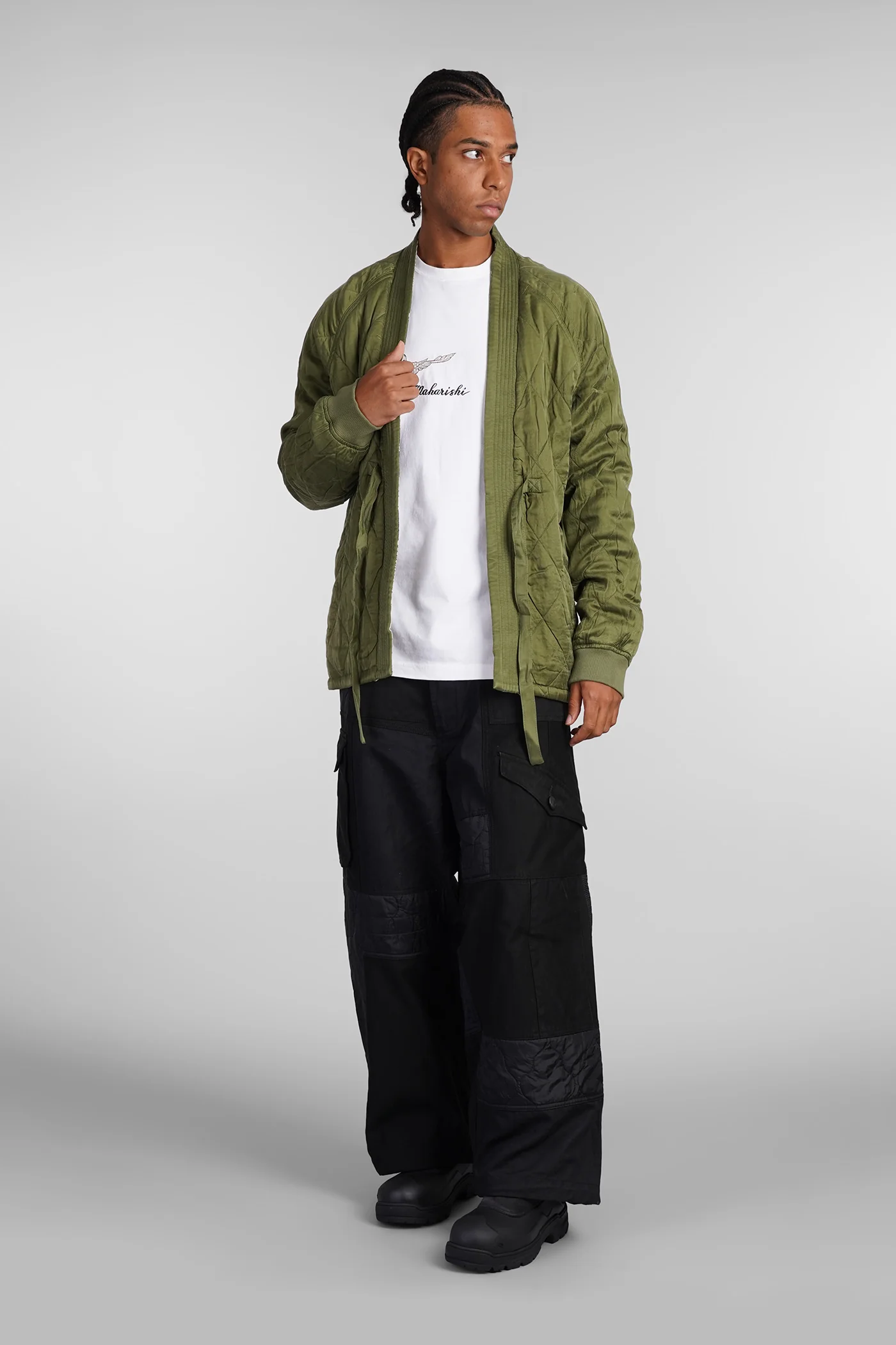 Pax cultura doves Casual jacket in green polyamide polyester - Image 2