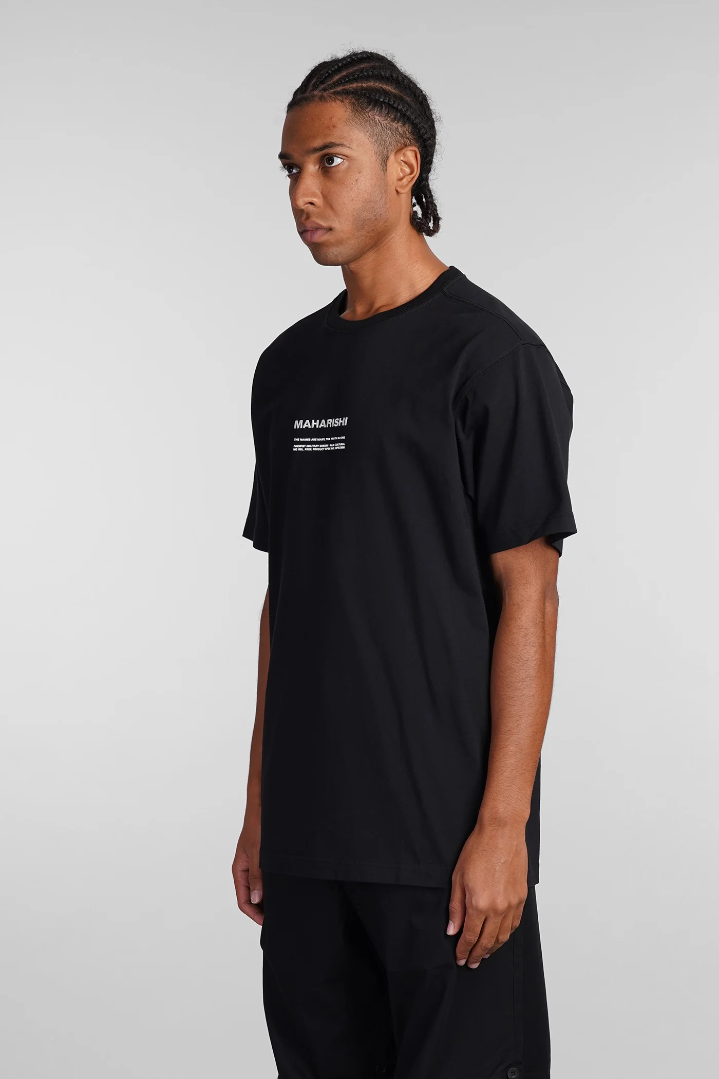 Pax cultura T-Shirt in black cotton - Image 4
