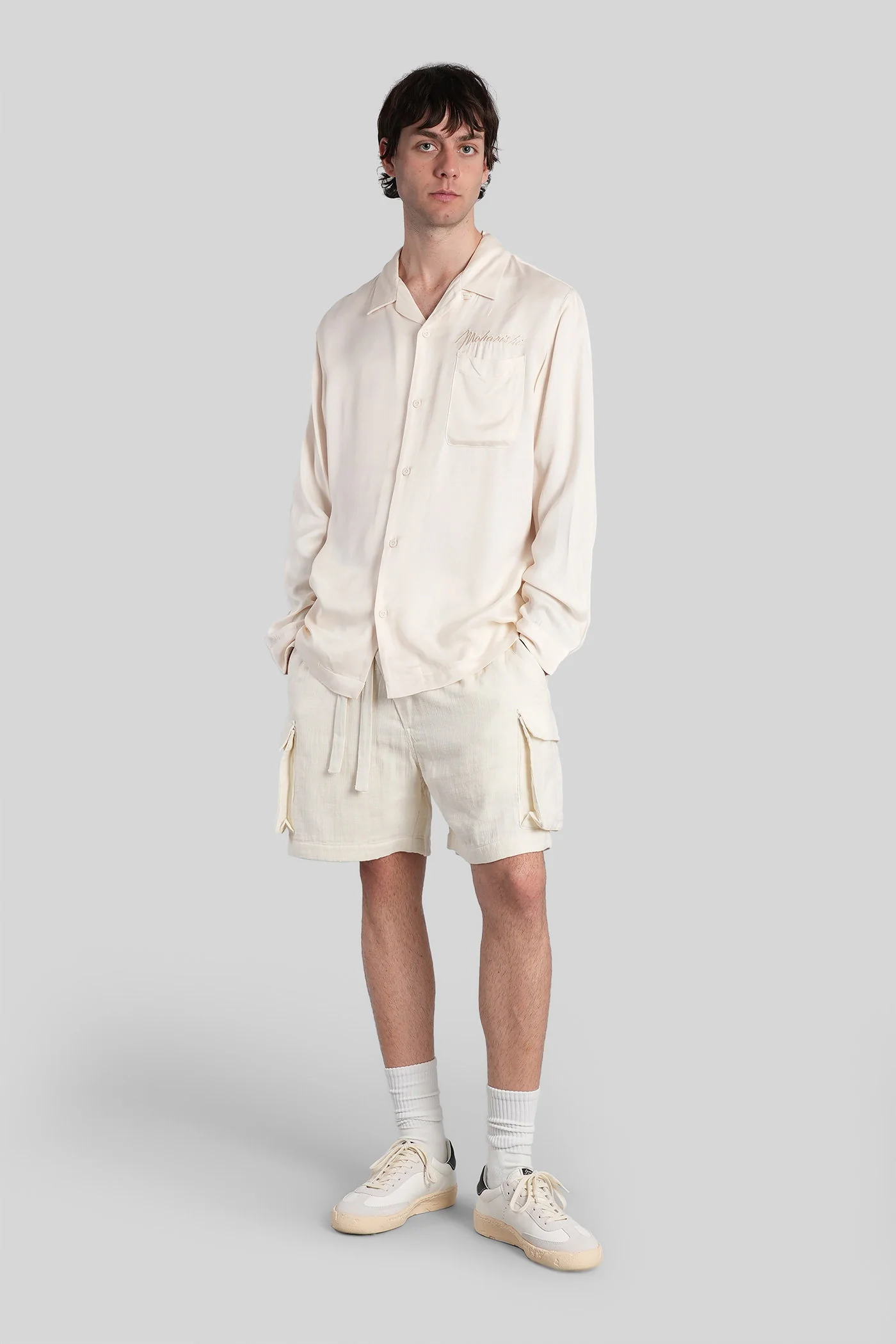 Shirt in beige polyamide polyester - Image 2