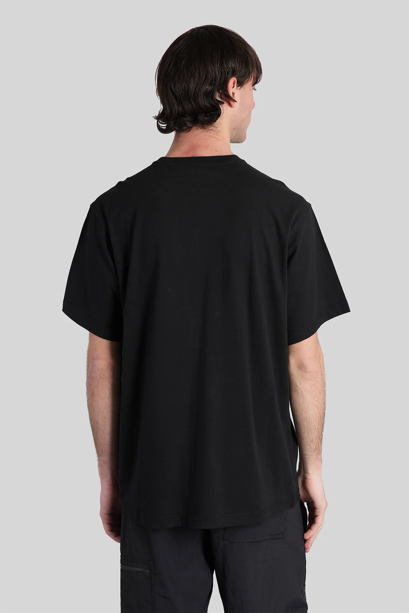T-Shirt in black cotton - Image 3