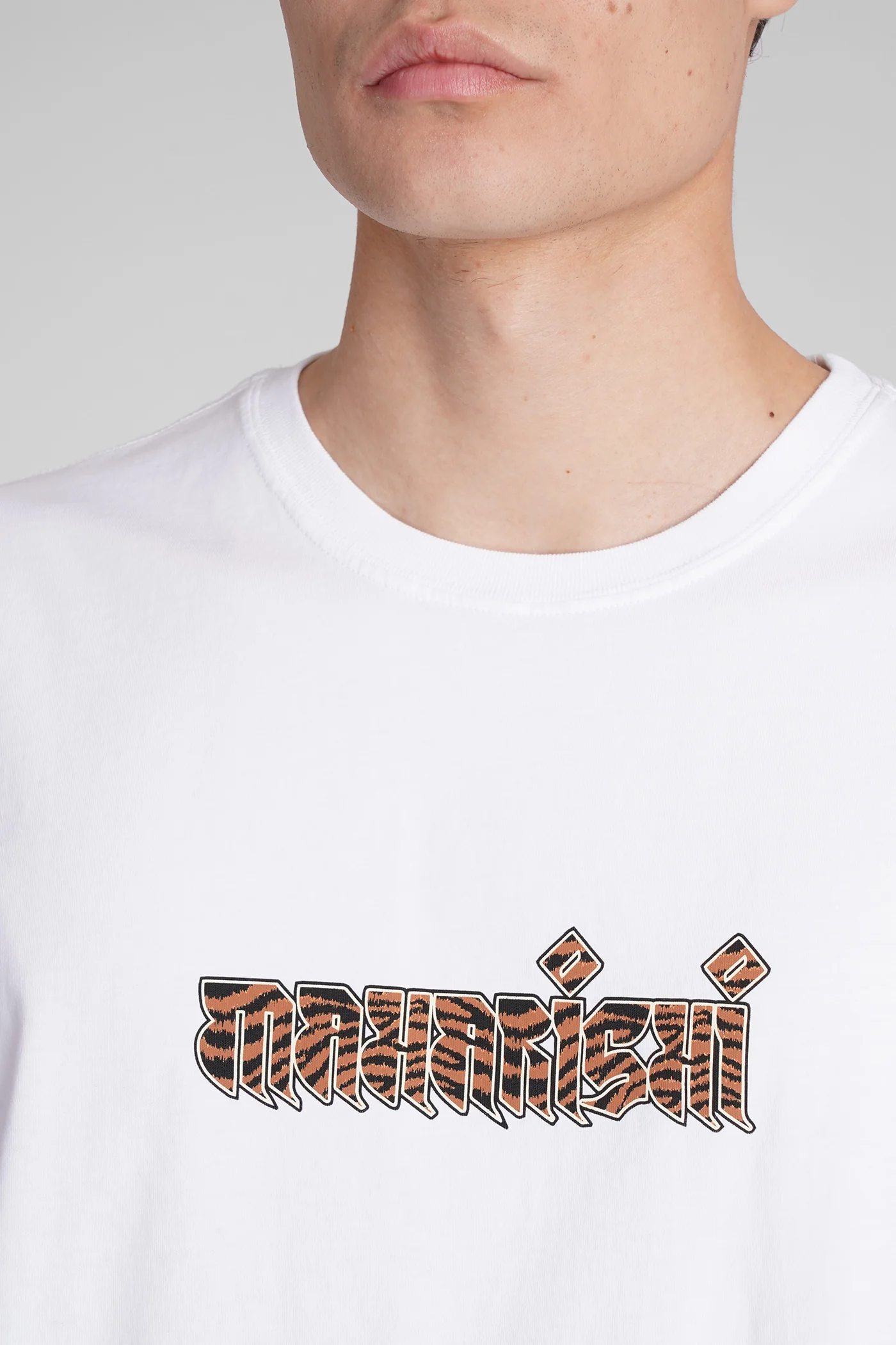 T-Shirt in white cotton - Image 5