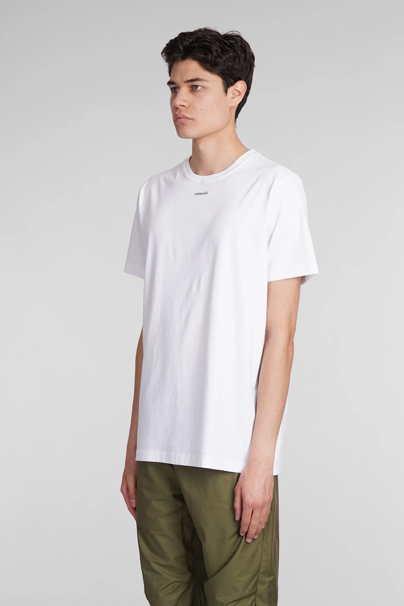T-Shirt in white cotton - Image 4