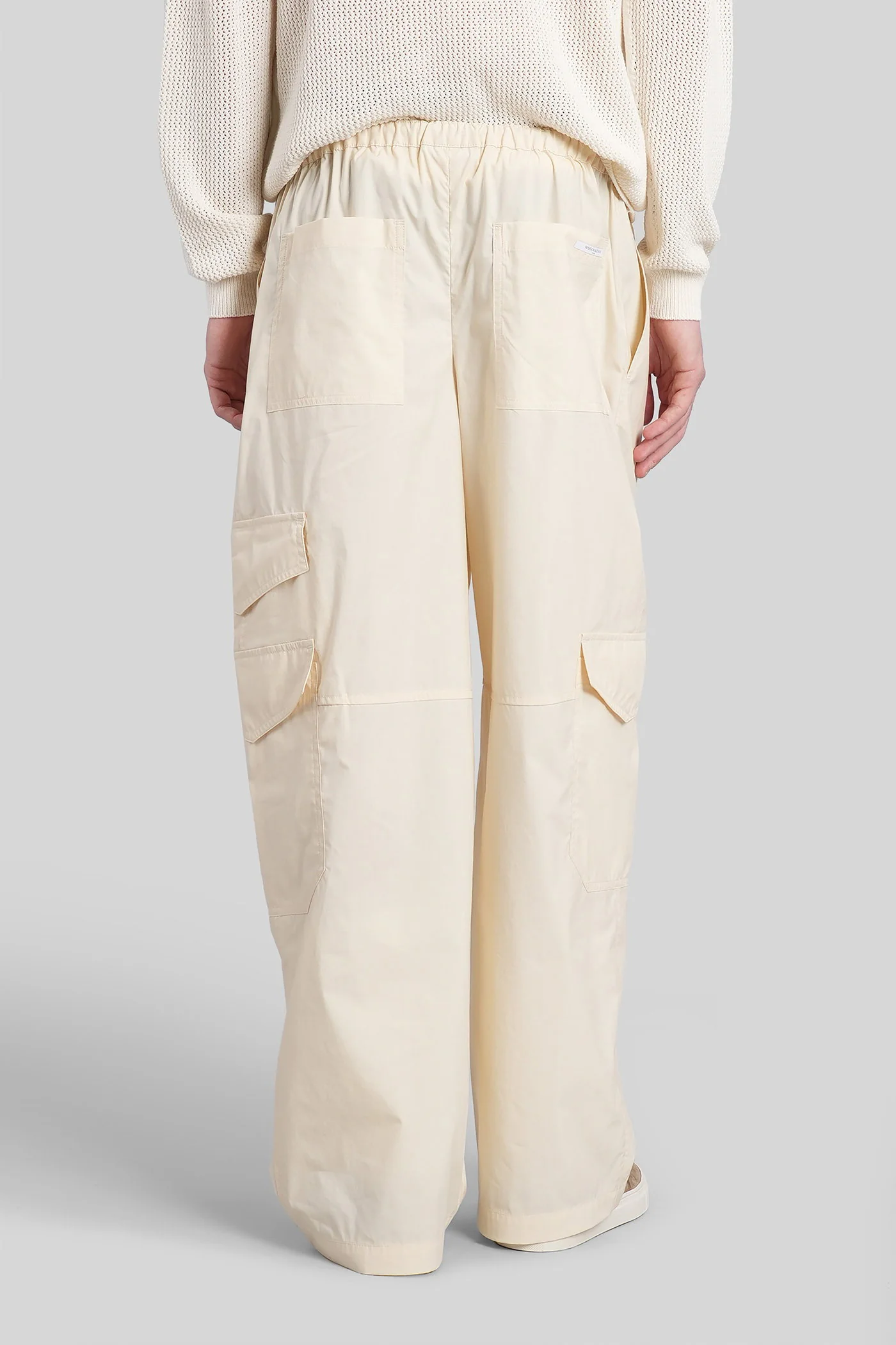 Pants in beige cotton - Image 3