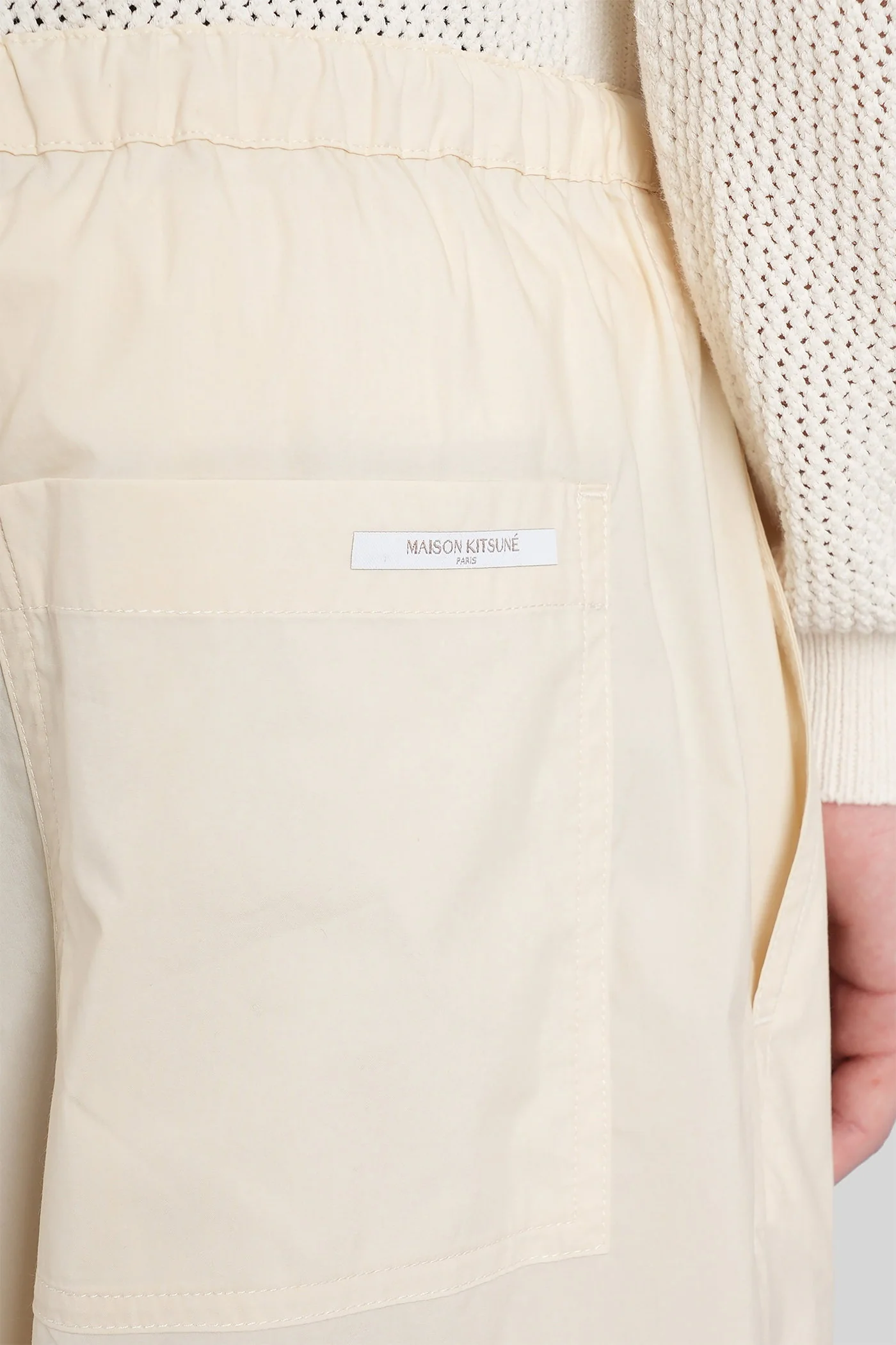 Pants in beige cotton - Image 5