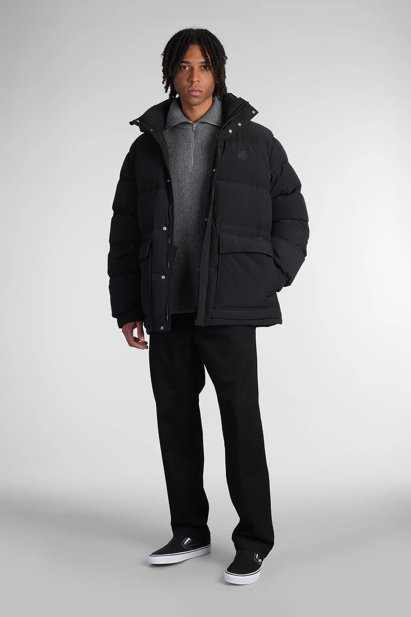 puffer in black polyester - Image 2