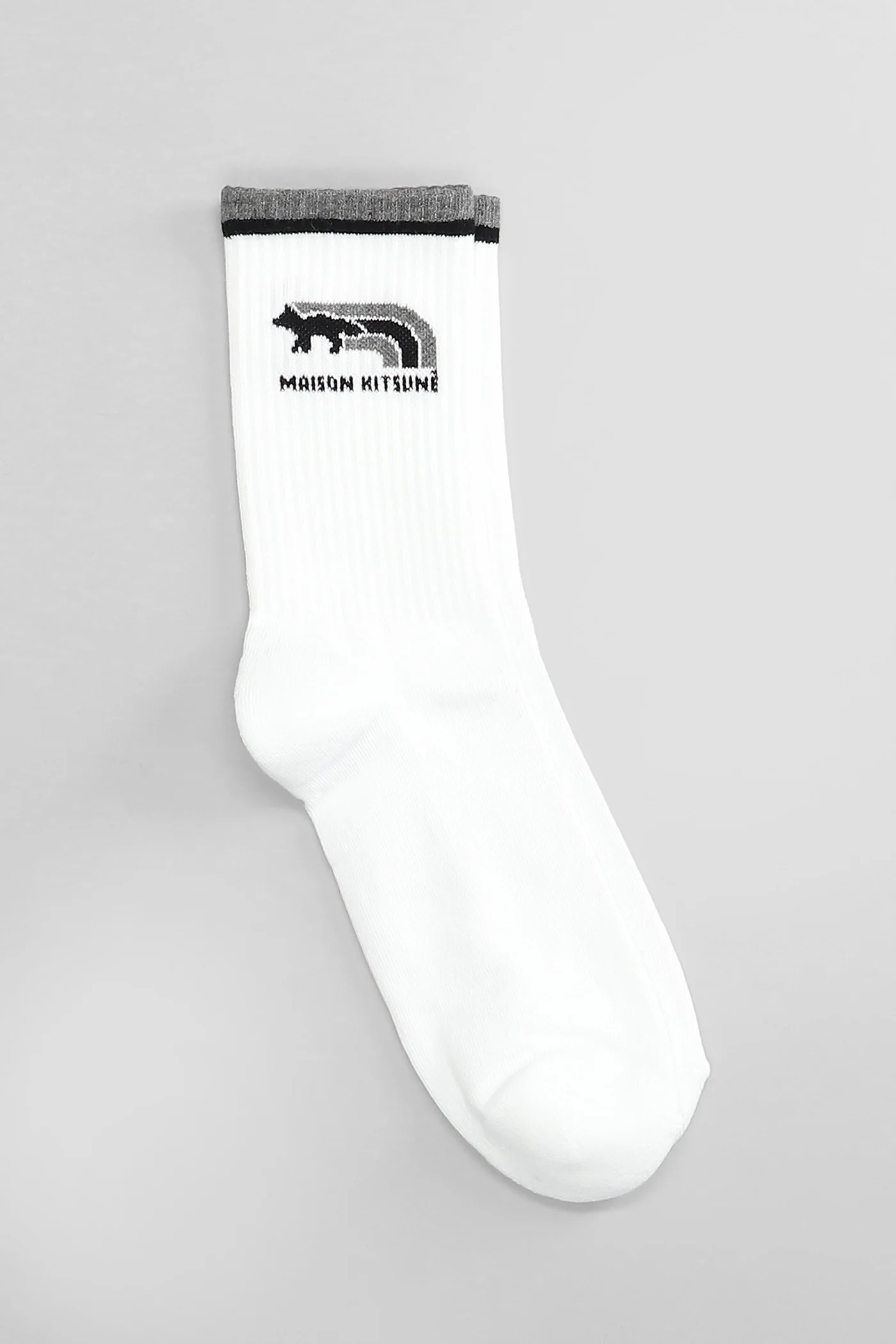 Socks in white cotton