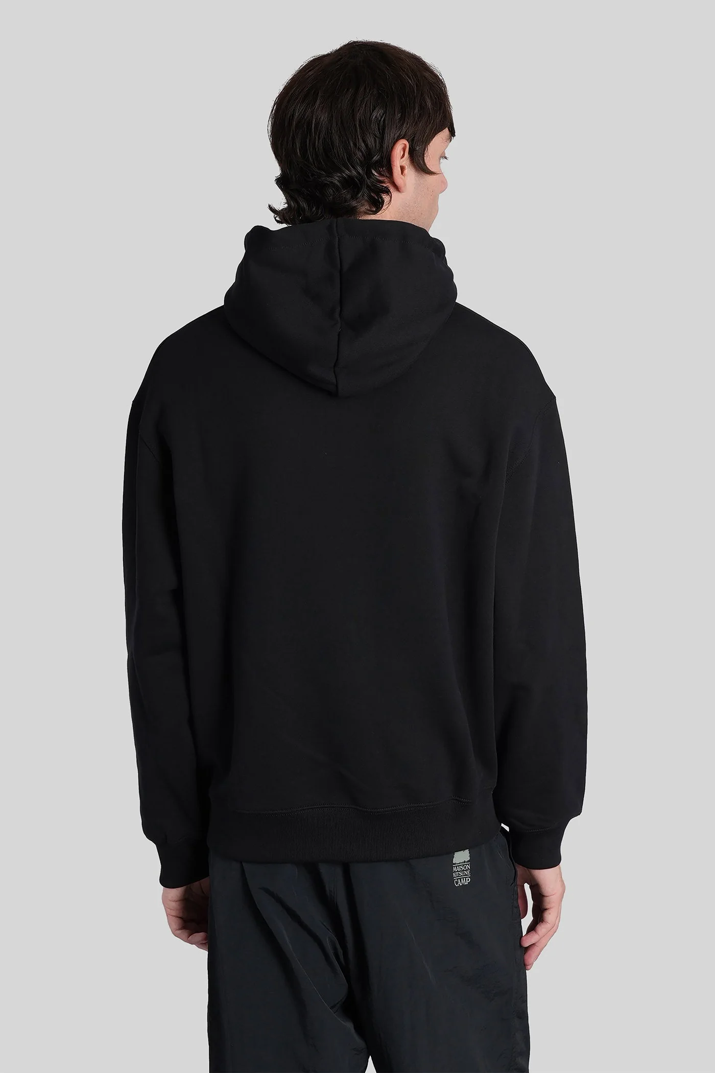 Sweatshirt in black cotton - Image 3