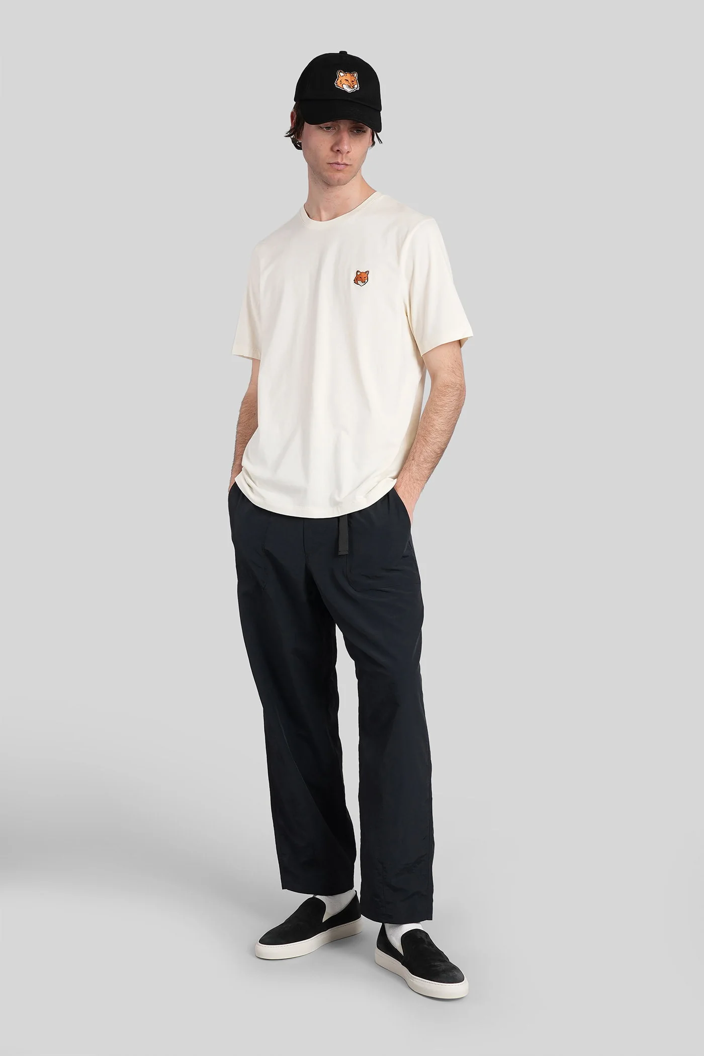 T-Shirt in beige cotton - Image 2