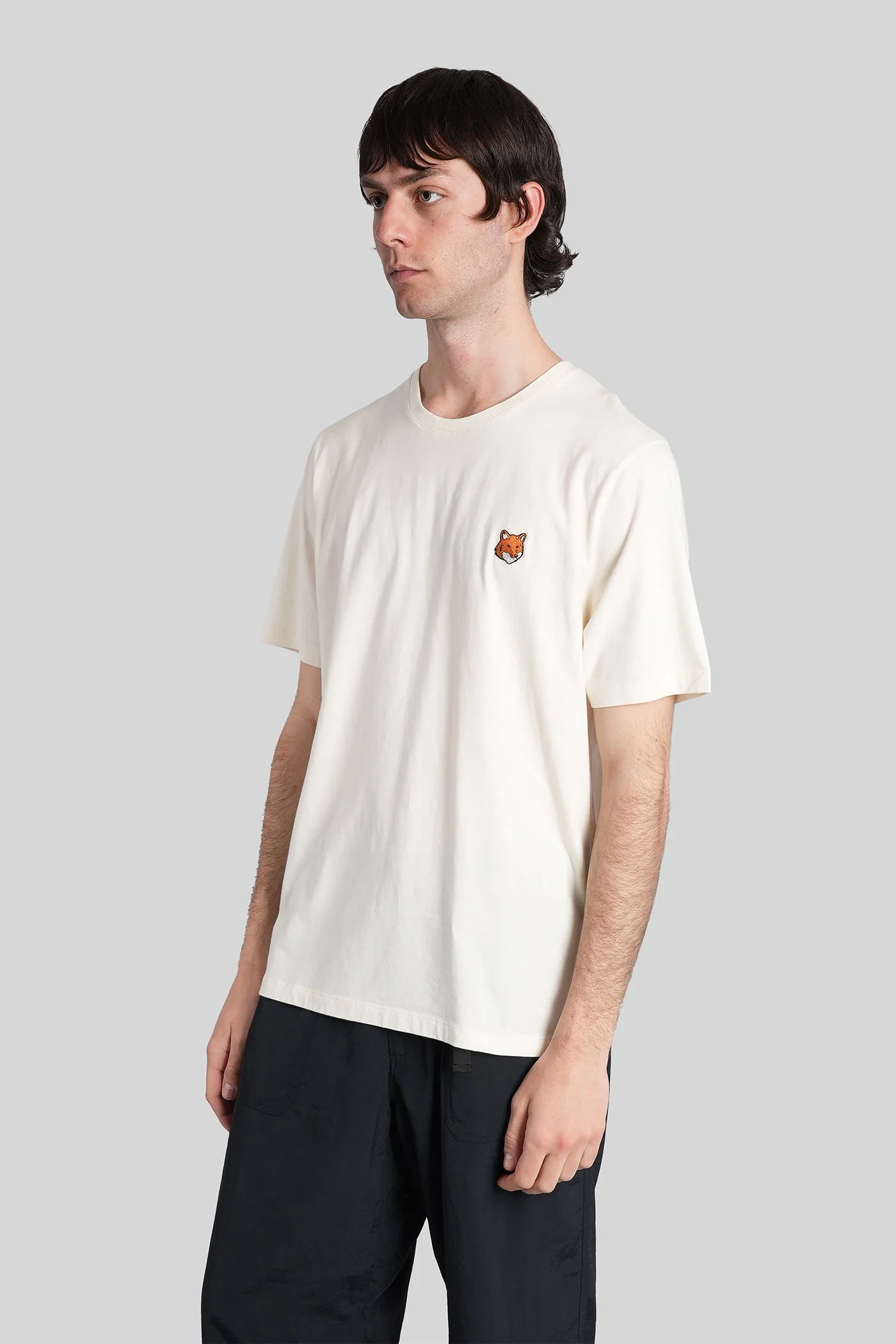 T-Shirt in beige cotton - Image 4