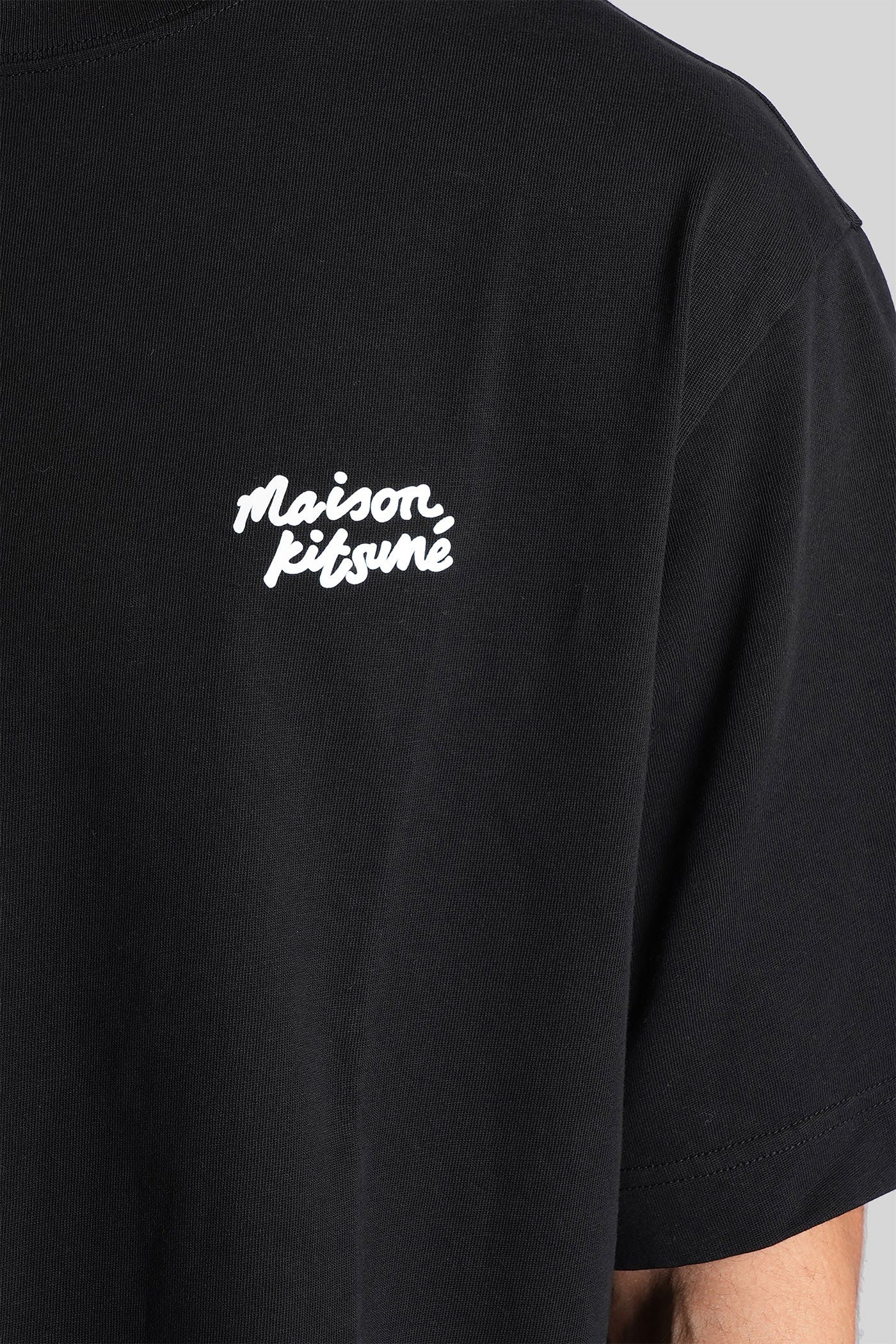 T-Shirt in black cotton - Image 5