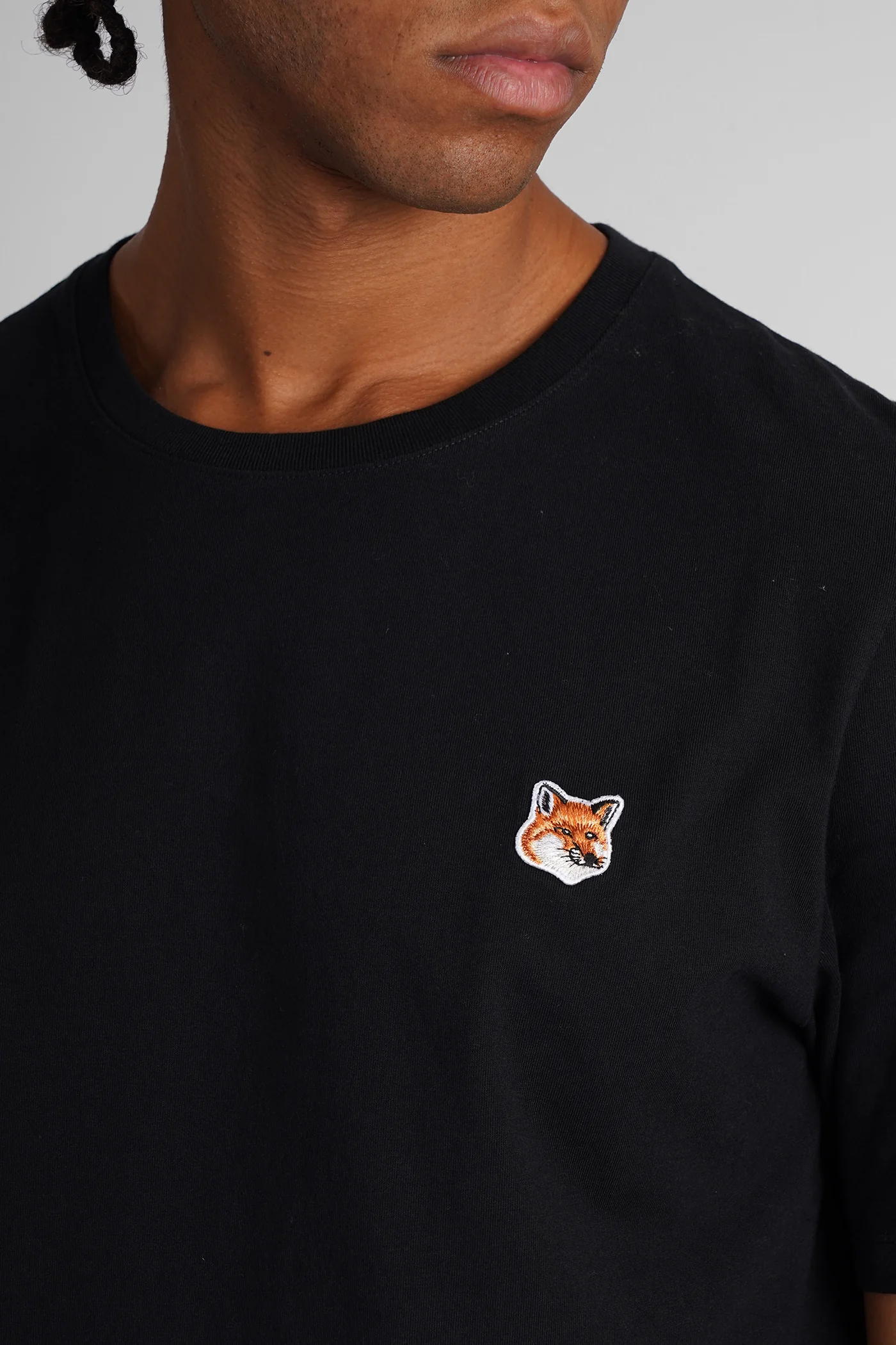 T-Shirt in black cotton - Image 5