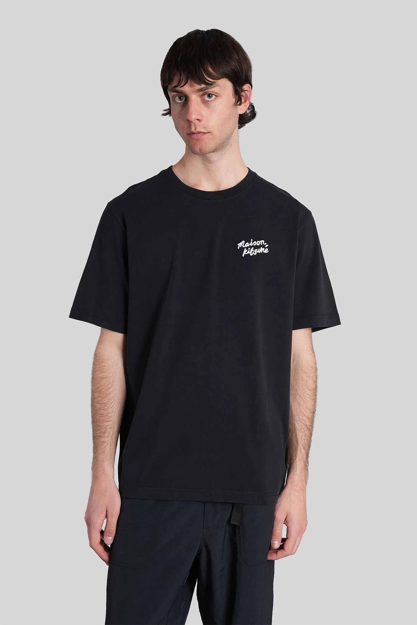 T-Shirt in black cotton