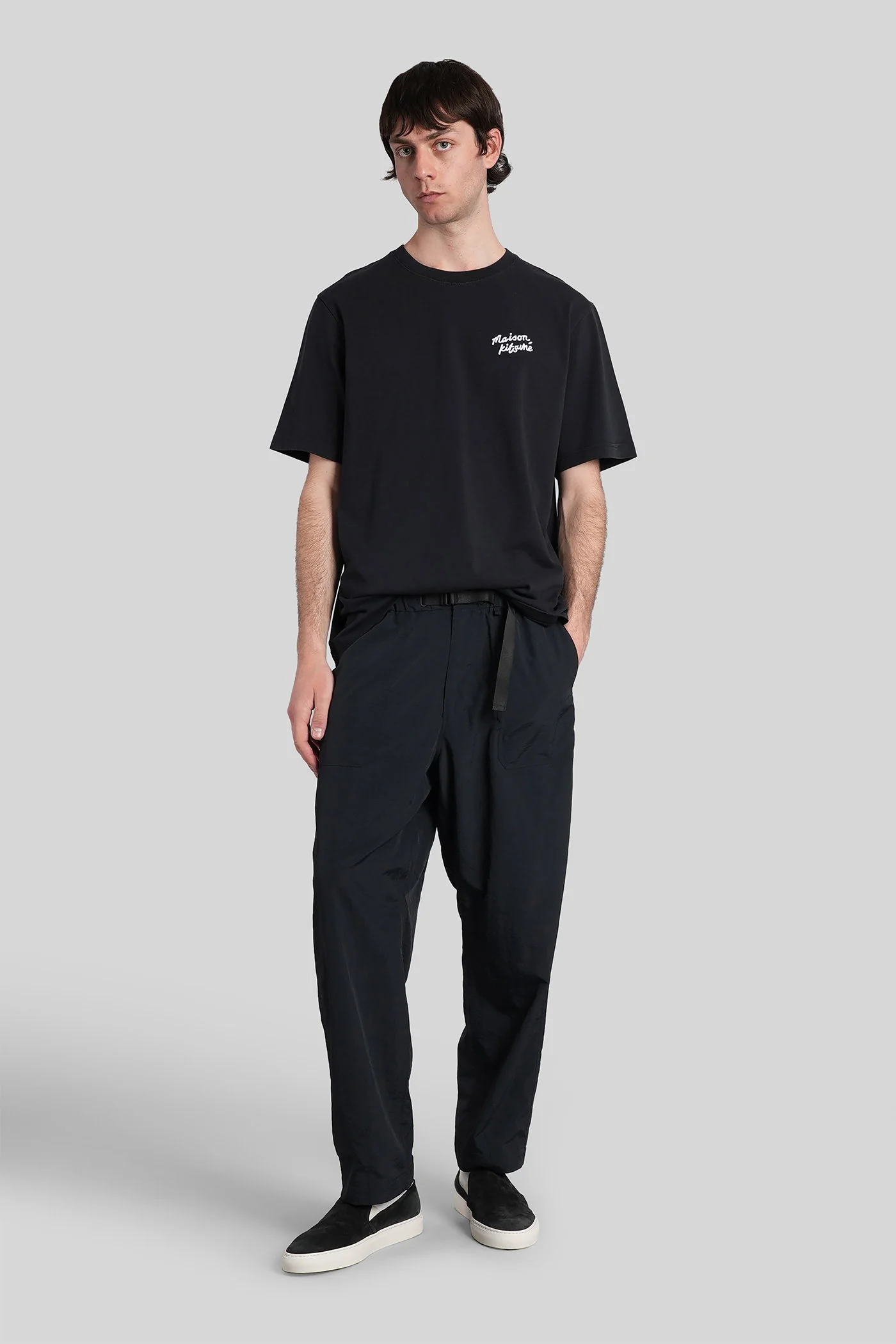 T-Shirt in black cotton - Image 2