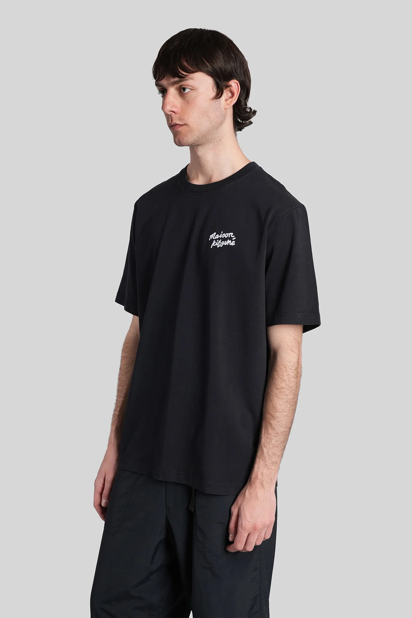 T-Shirt in black cotton - Image 4