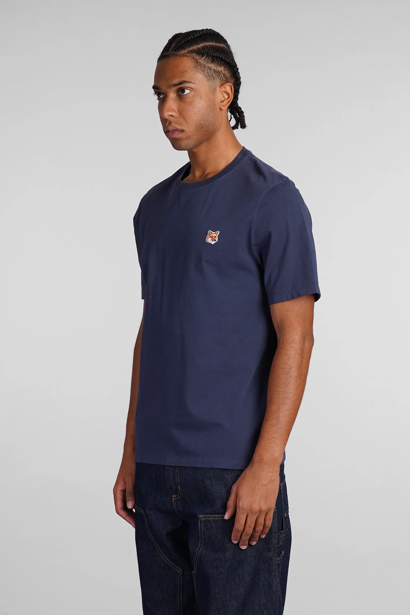 T-Shirt in blue cotton - Image 4