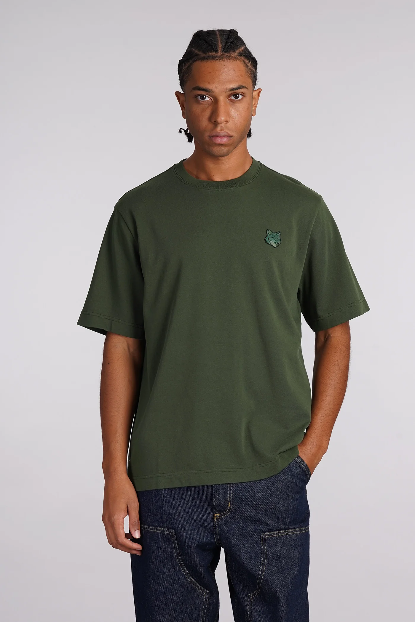 T-Shirt in green cotton