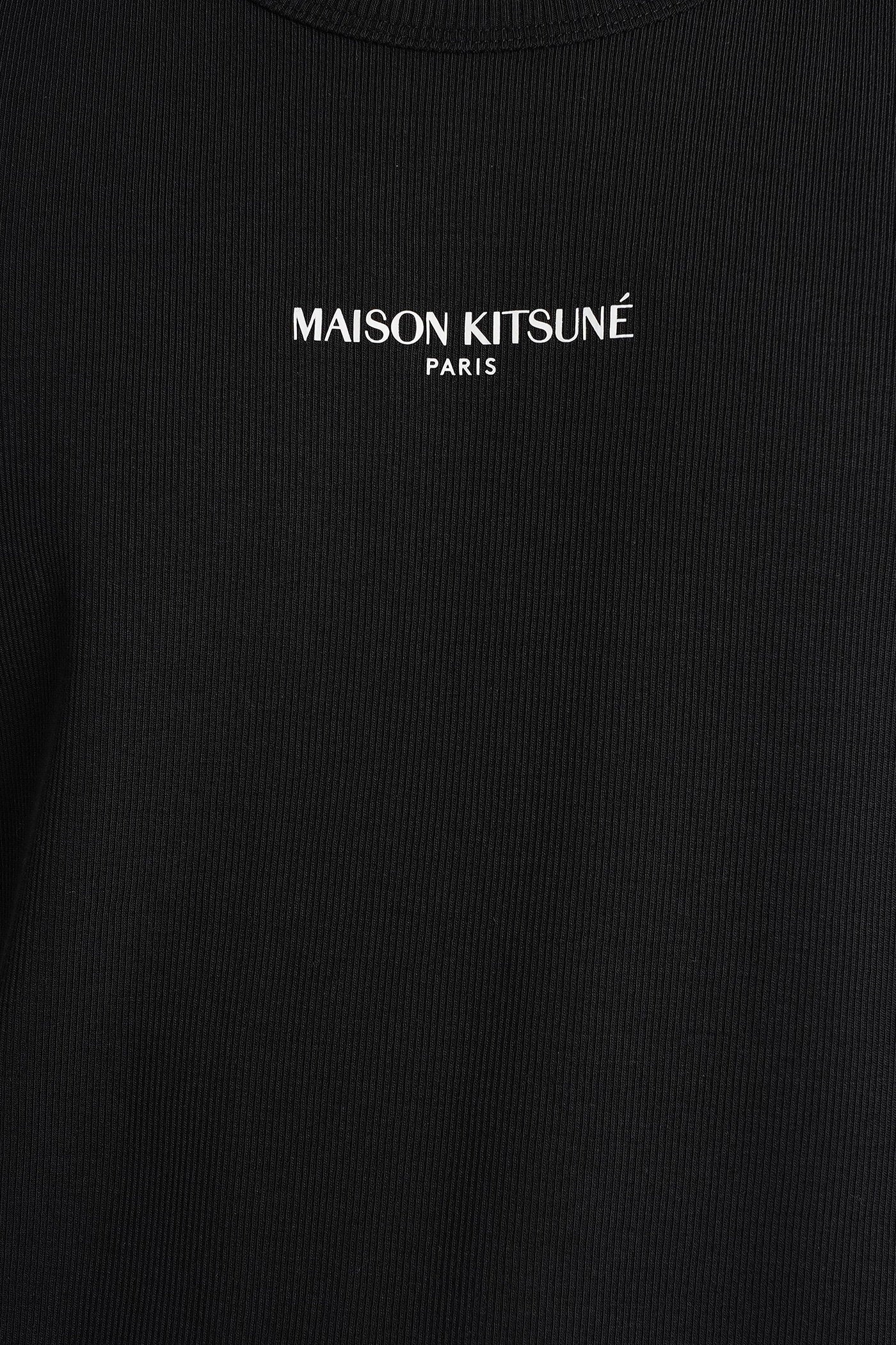 tank Top in black cotton - Image 5