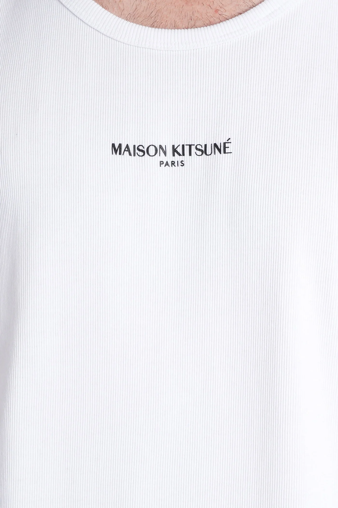 tank Top in white cotton - Image 5