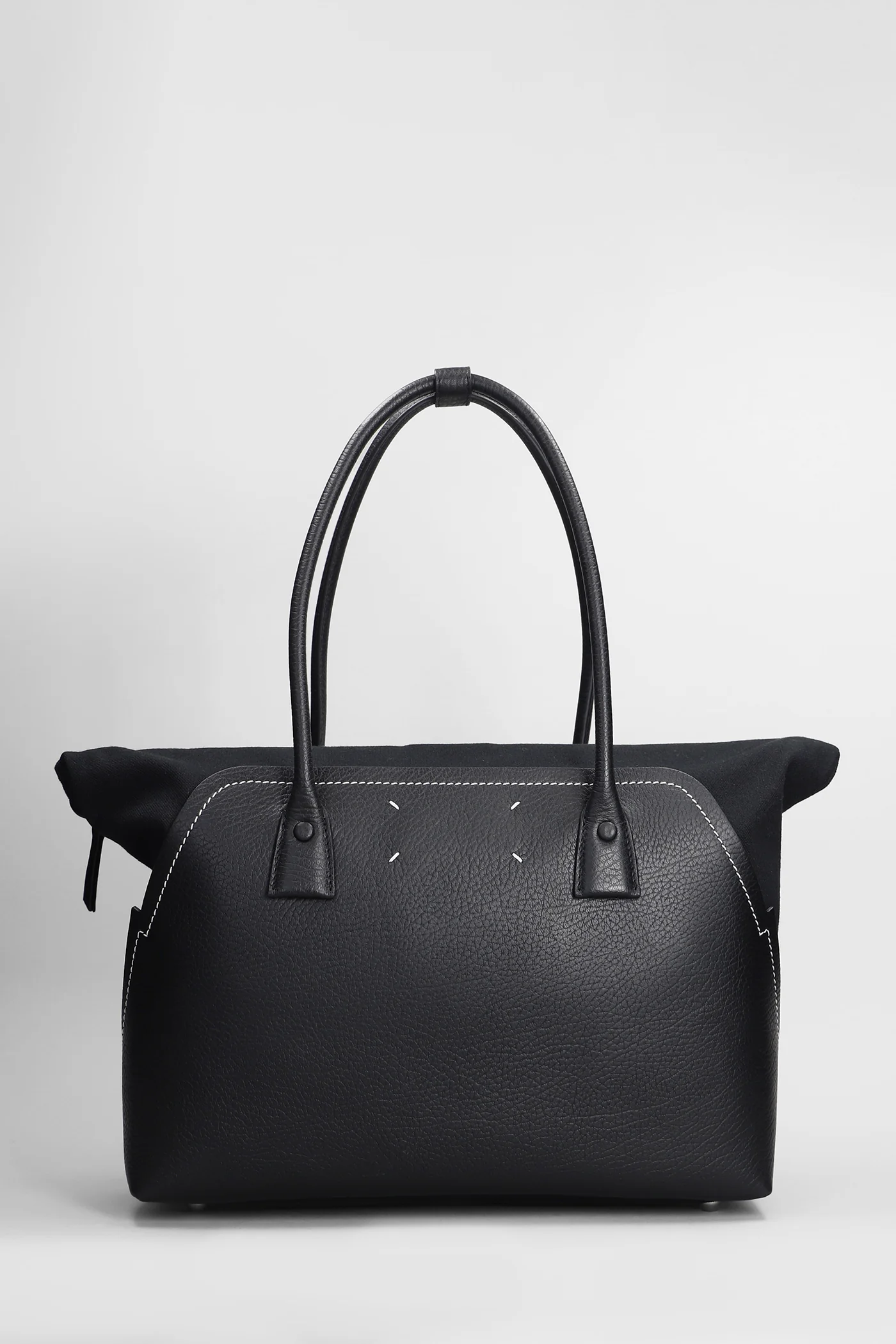 5ac Tote in black cotton - Image 3