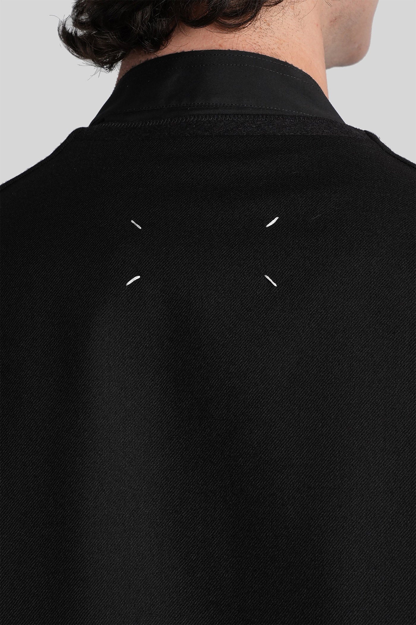 Blazer in black wool - Image 5