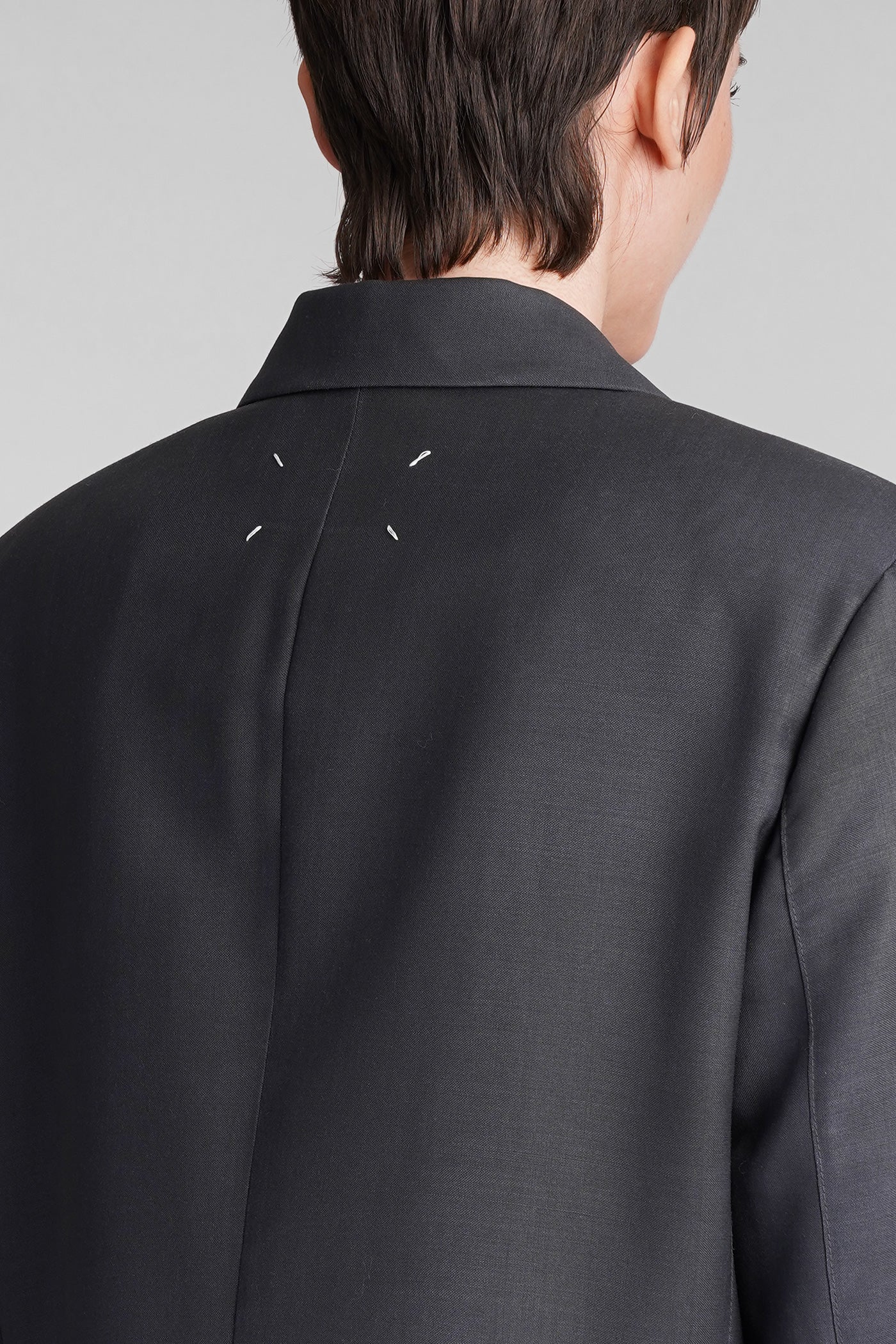 Blazer in grey wool - Image 10