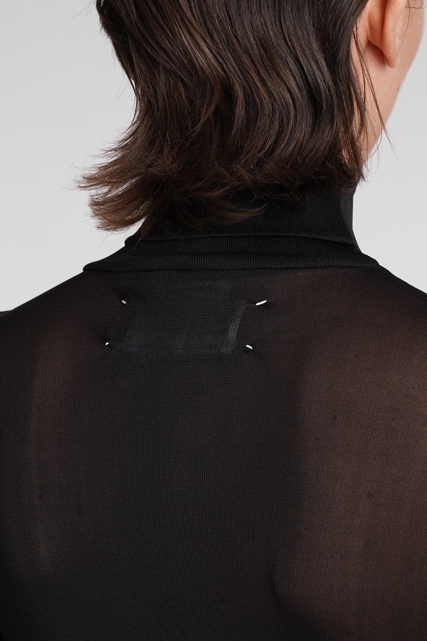 Body in black viscose - Image 5