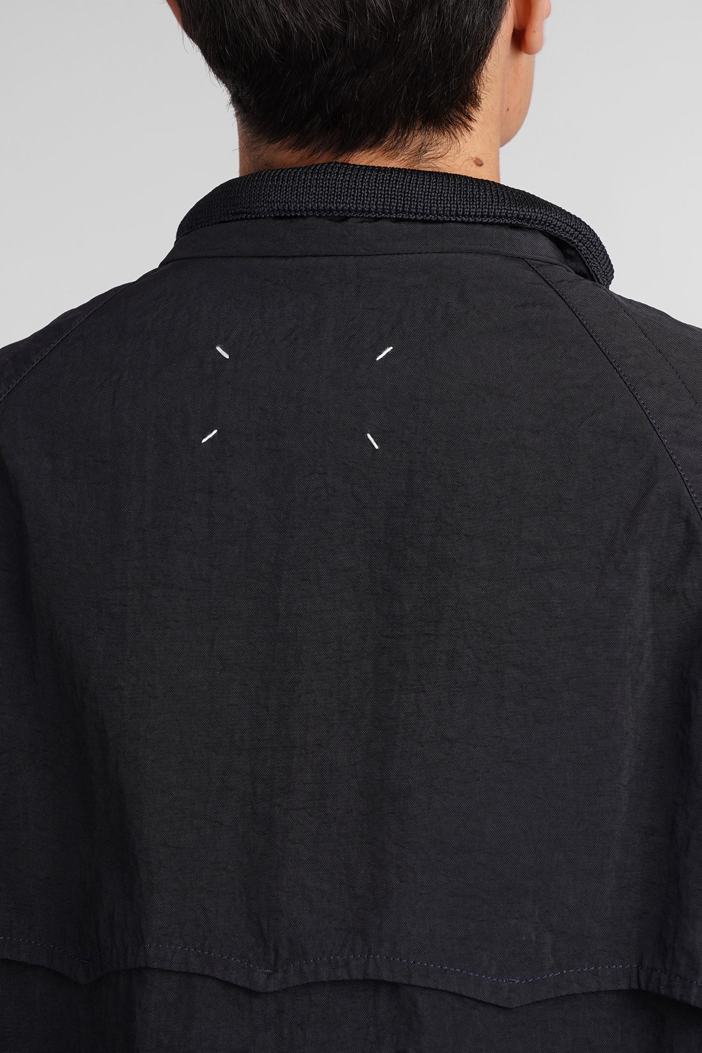 Casual jacket in black polyamide - Image 5
