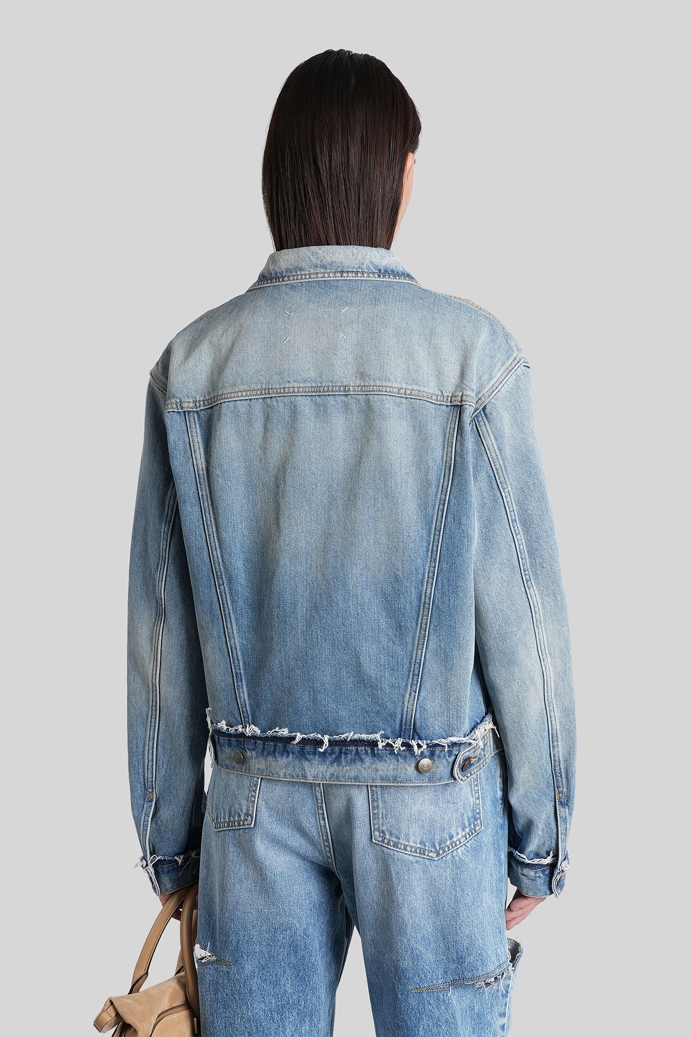 Denim Jackets in blue cotton - Image 3