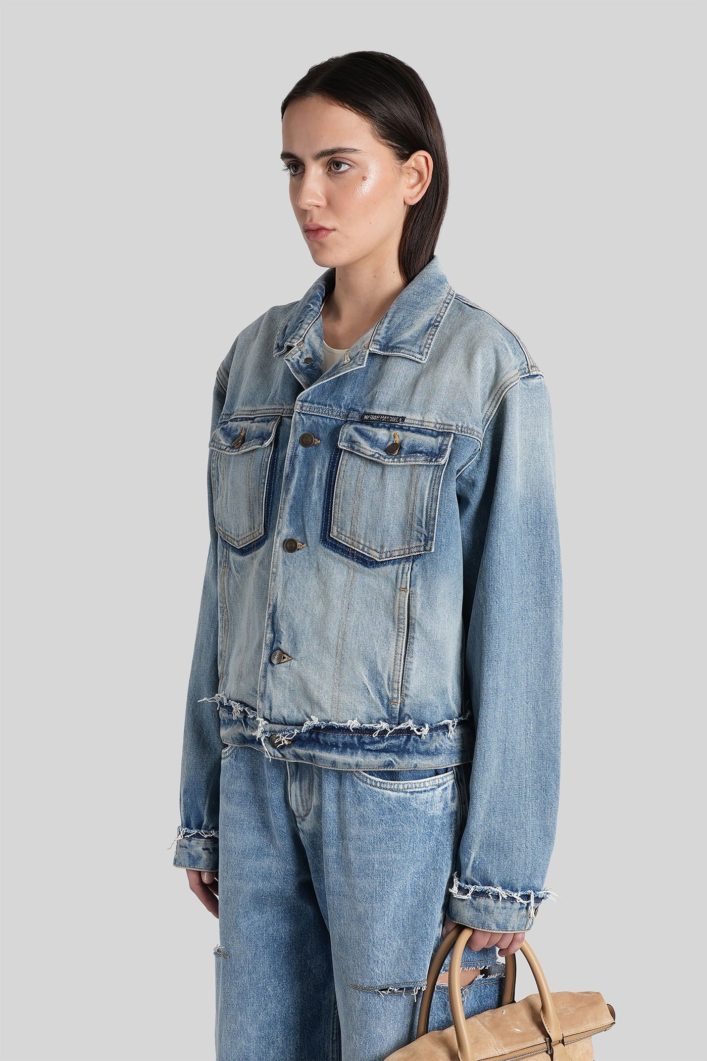 Denim Jackets in blue cotton - Image 4