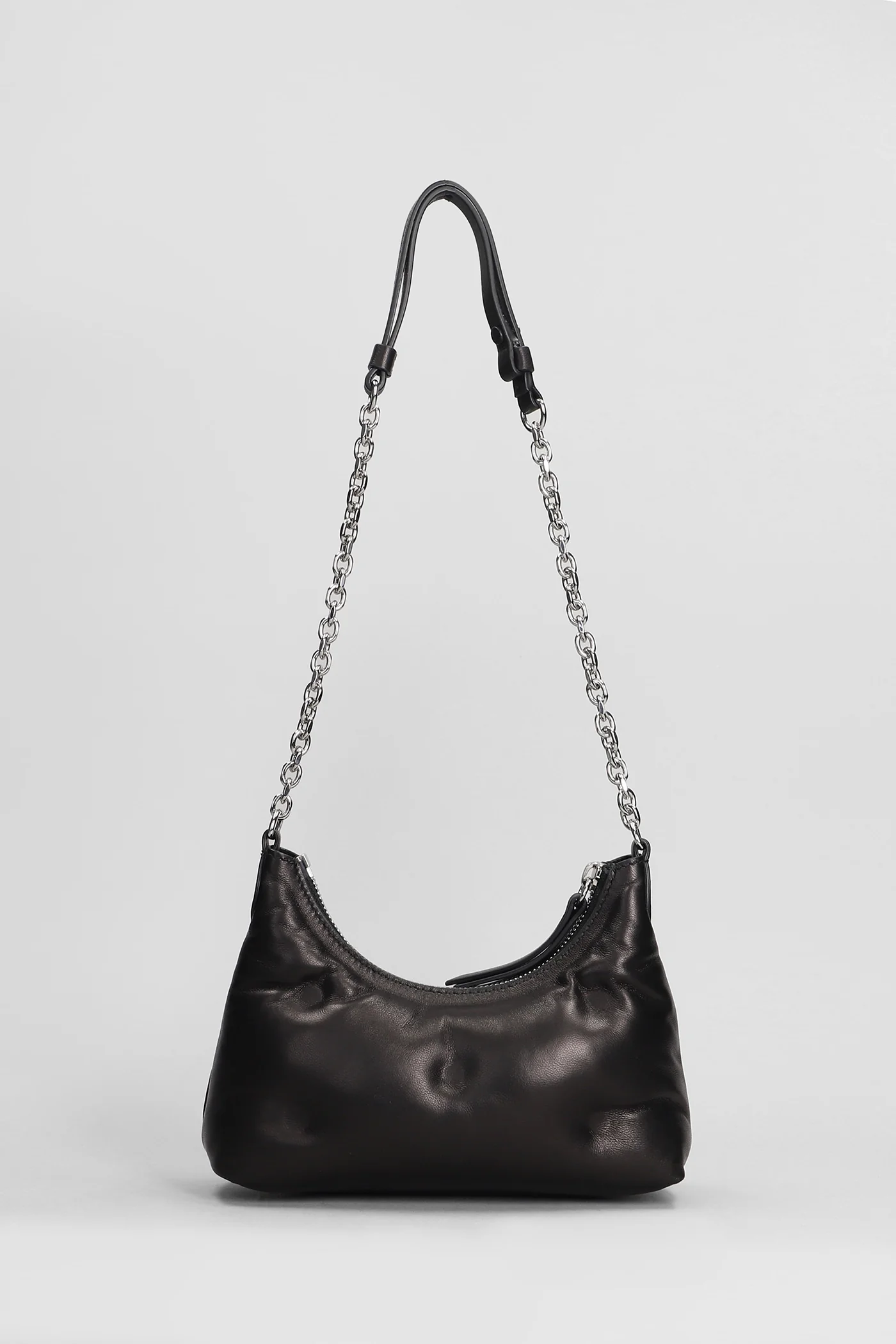 Glam slam Shoulder bag in black leather - Image 3