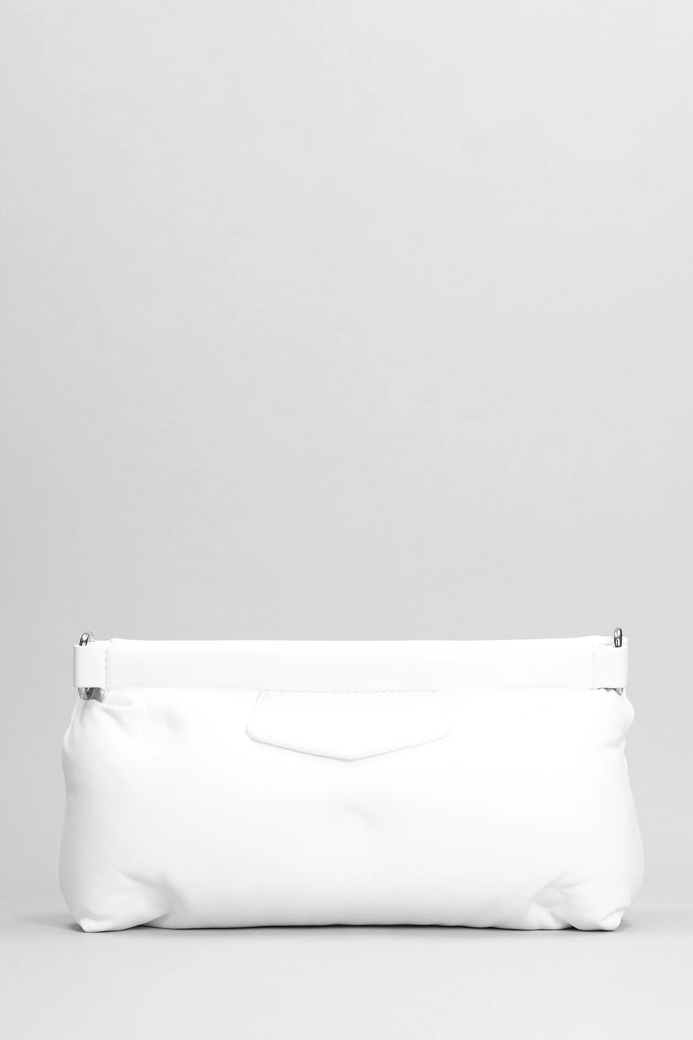 Glam slam Shoulder bag in white leather - Image 3