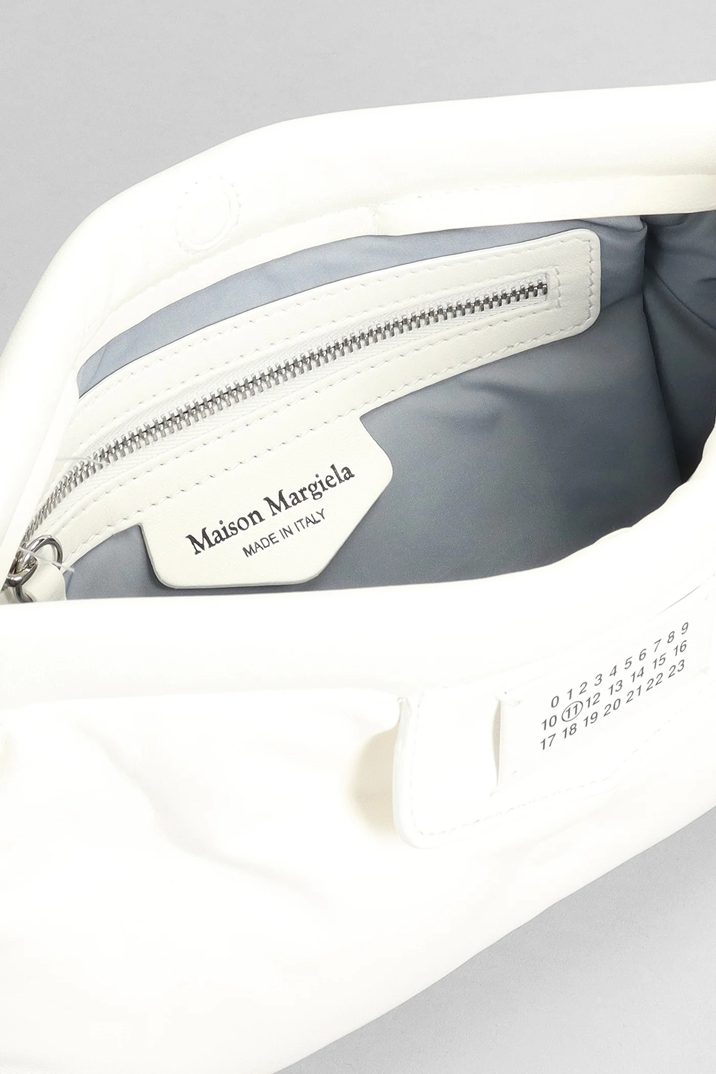 Glam slam Shoulder bag in white leather - Image 4