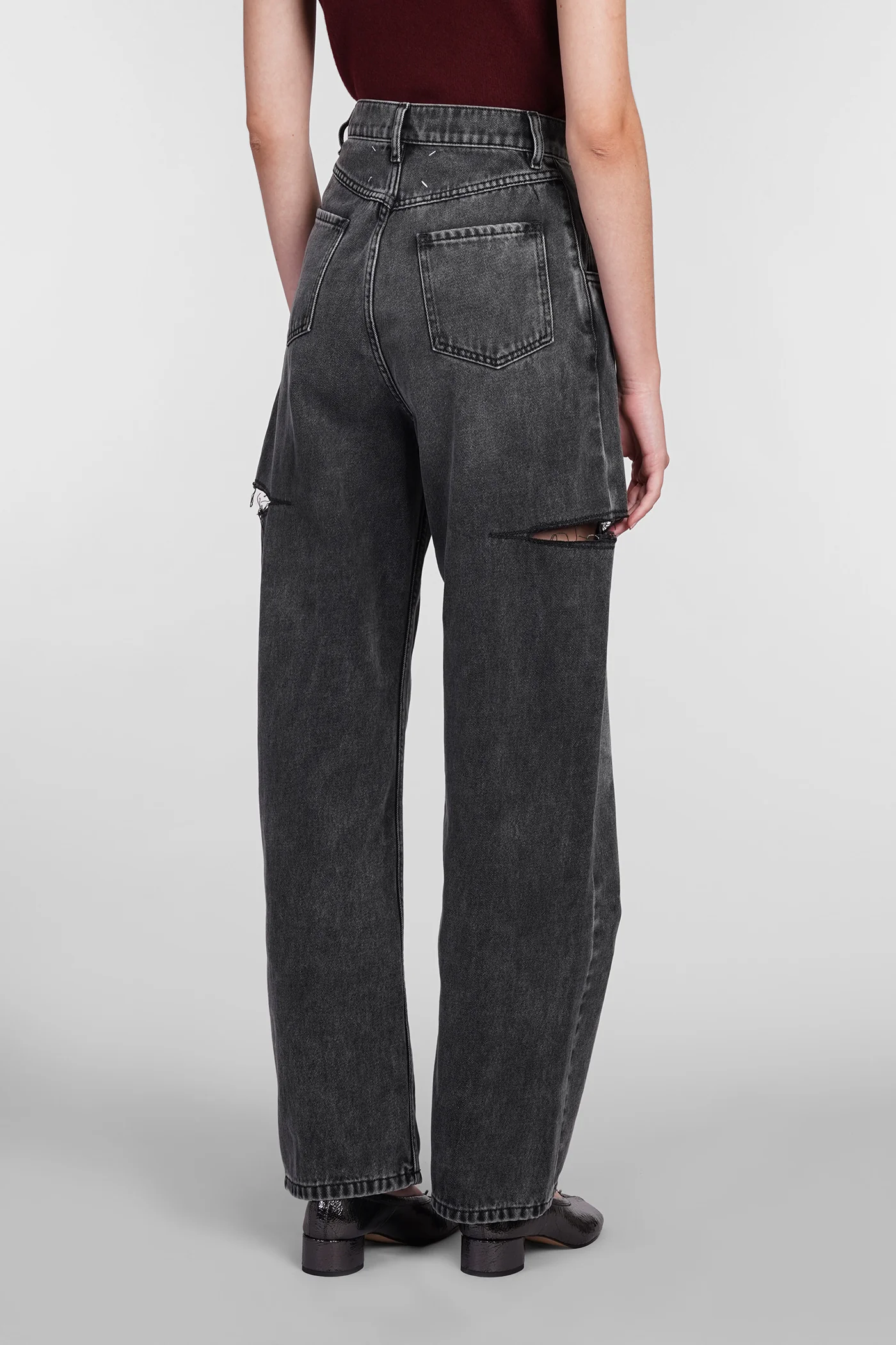 Jeans in black denim - Image 3