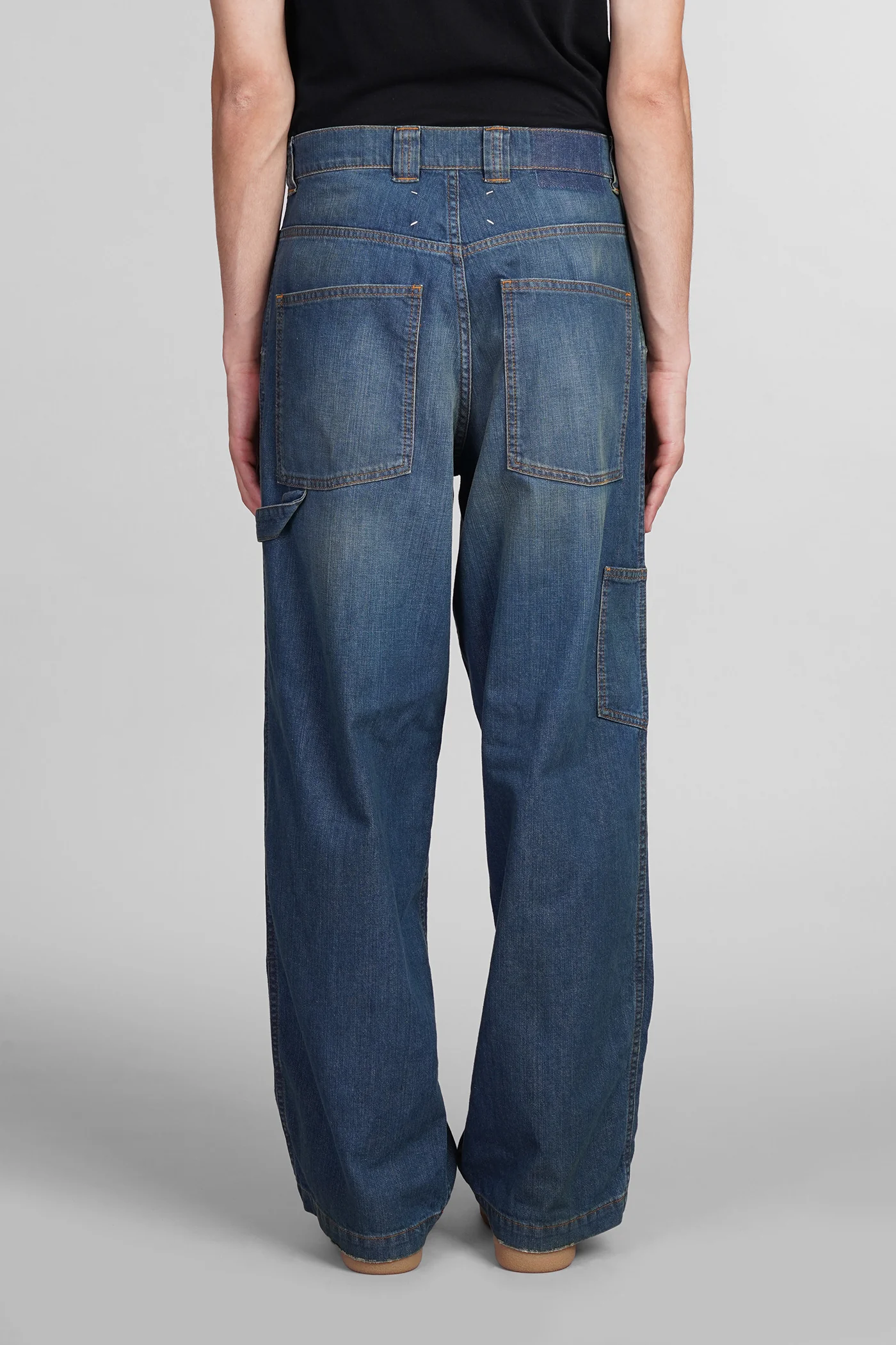 Jeans in blue cotton - Image 3