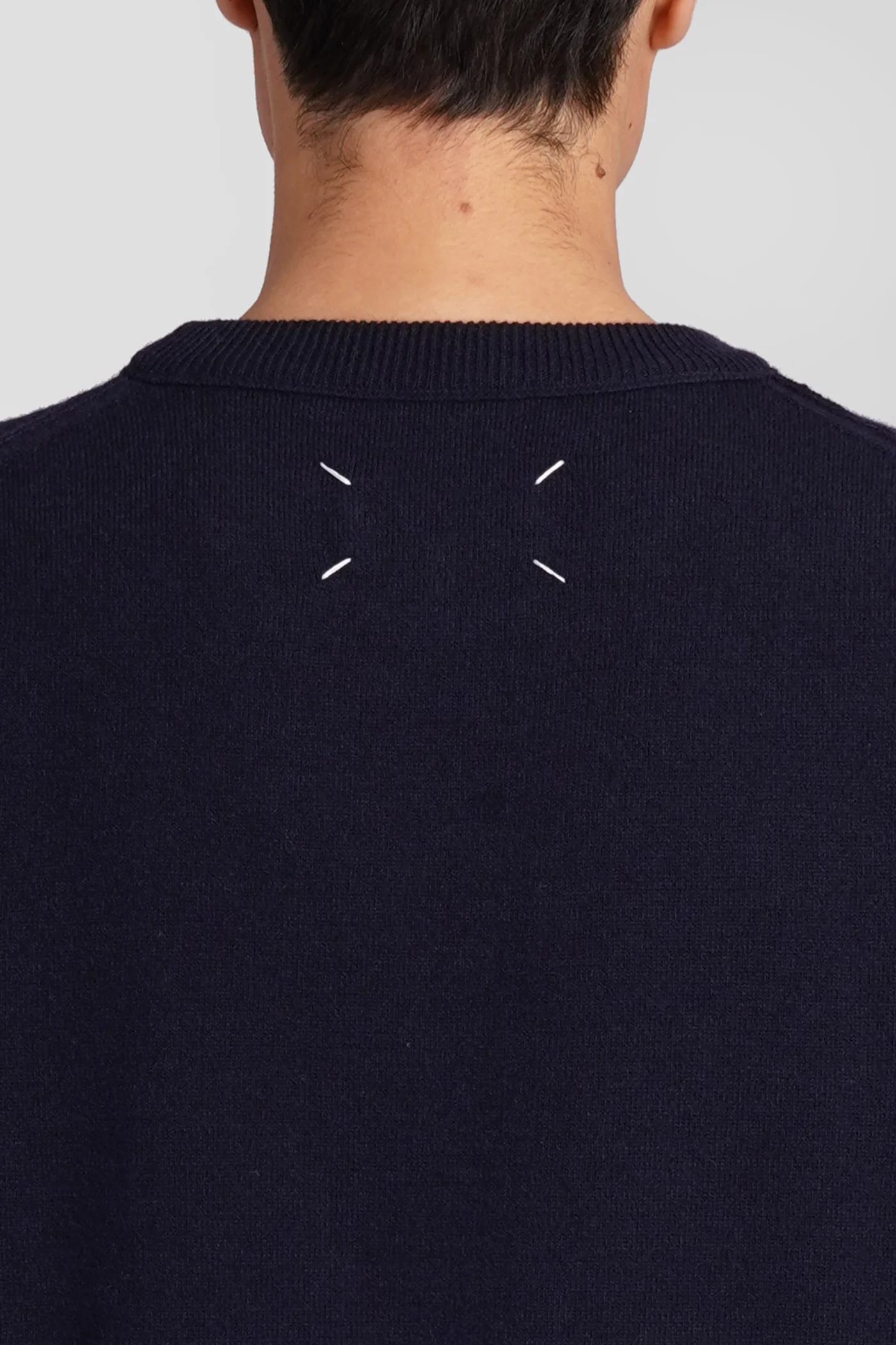 Knitwear in blue wool - Image 5
