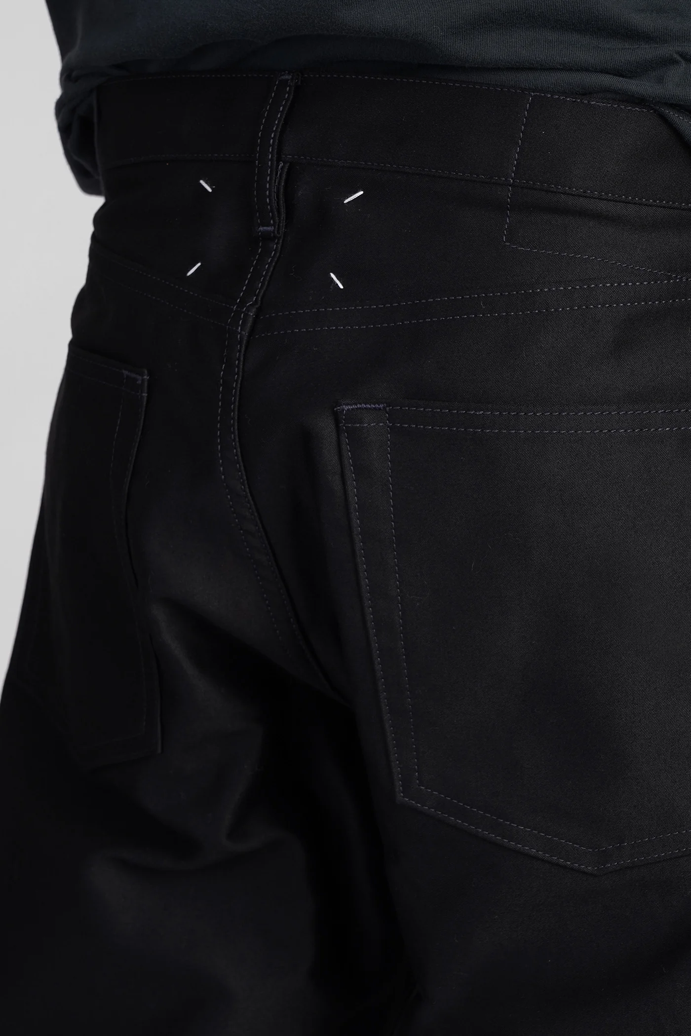 Pants in black cotton - Image 5