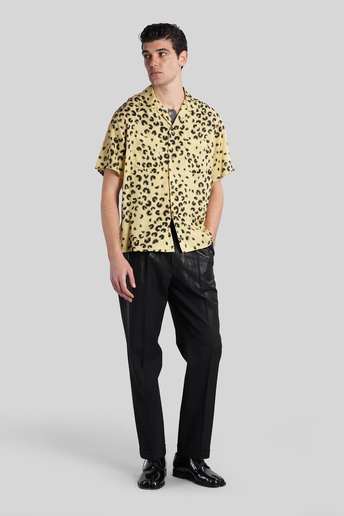 Pants in black wool - Image 2