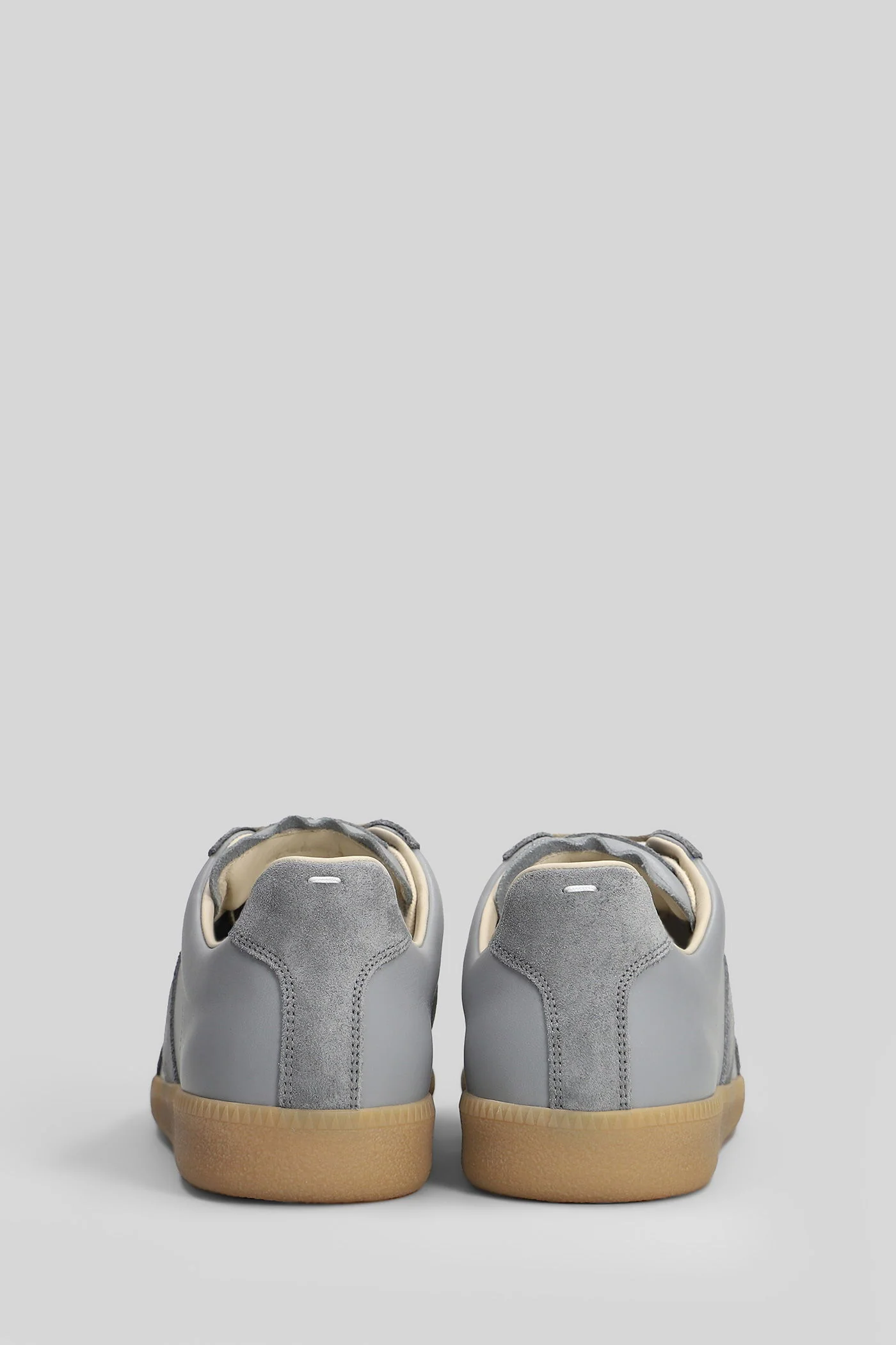 Replica Sneakers in grey suede and leather - Image 4
