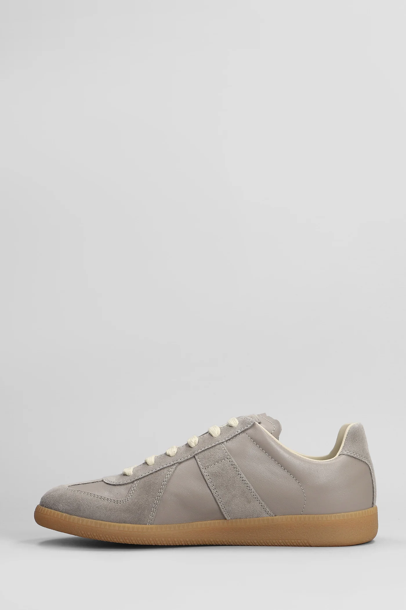 Replica Sneakers in grey suede and leather - Image 3